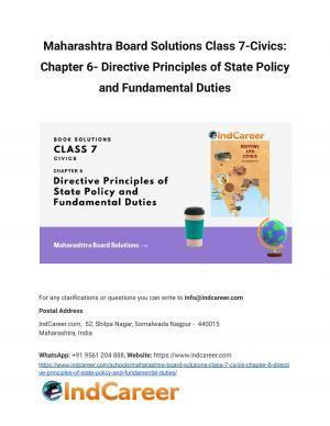 Maharashtra Board Solutions Class 7-Civics: Chapter 6- Directive Principles of State Policy and Fundamental Duties