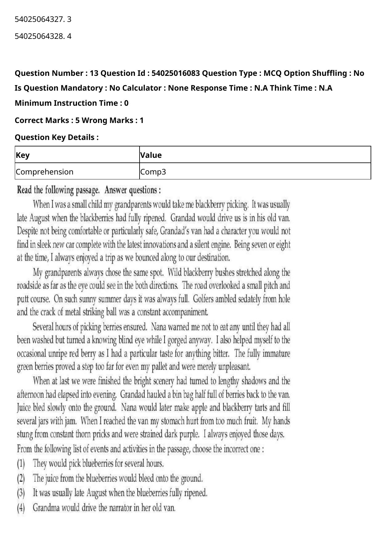 CUET 2023 International Shift 3 Question Papers - Page 17
