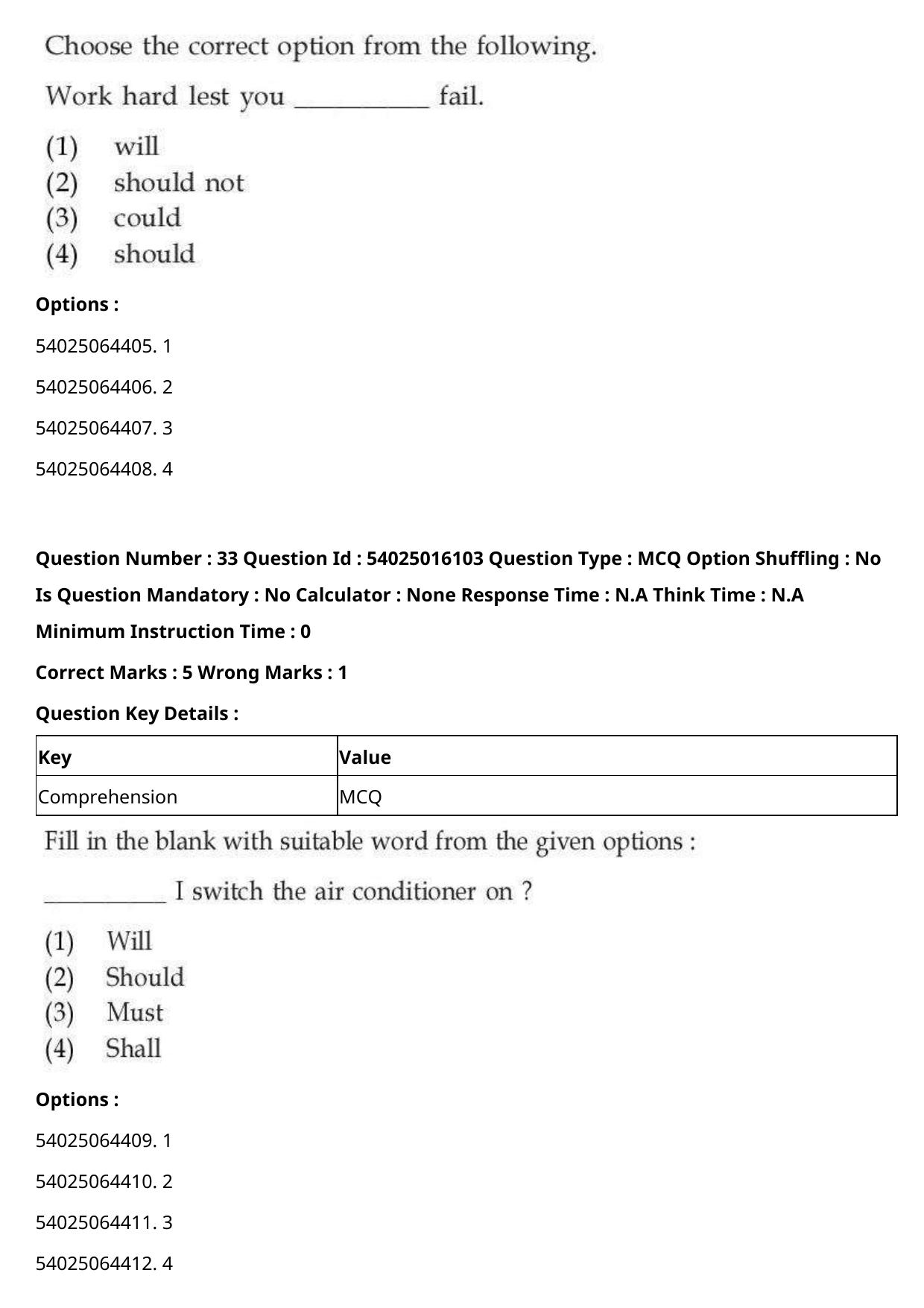 CUET 2023 International Shift 3 Question Papers - Page 34