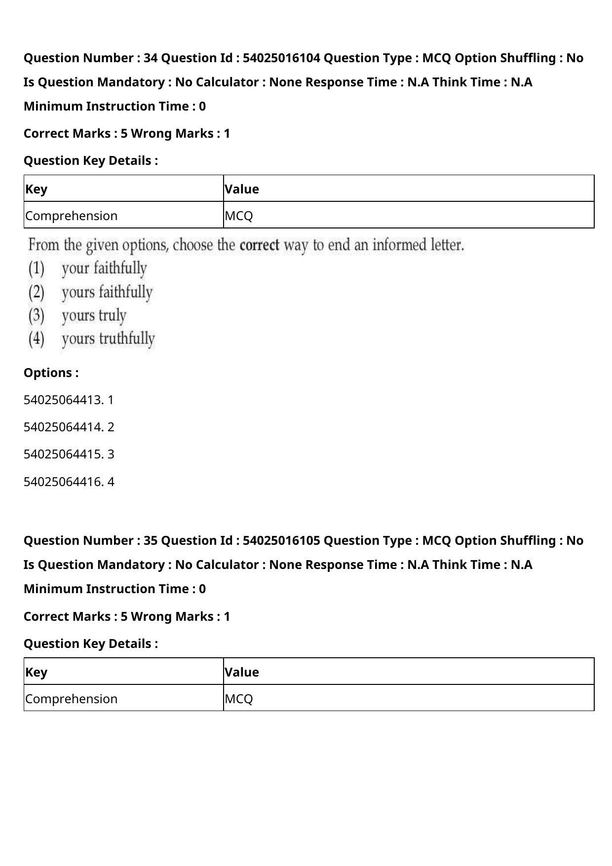 CUET 2023 International Shift 3 Question Papers - Page 35