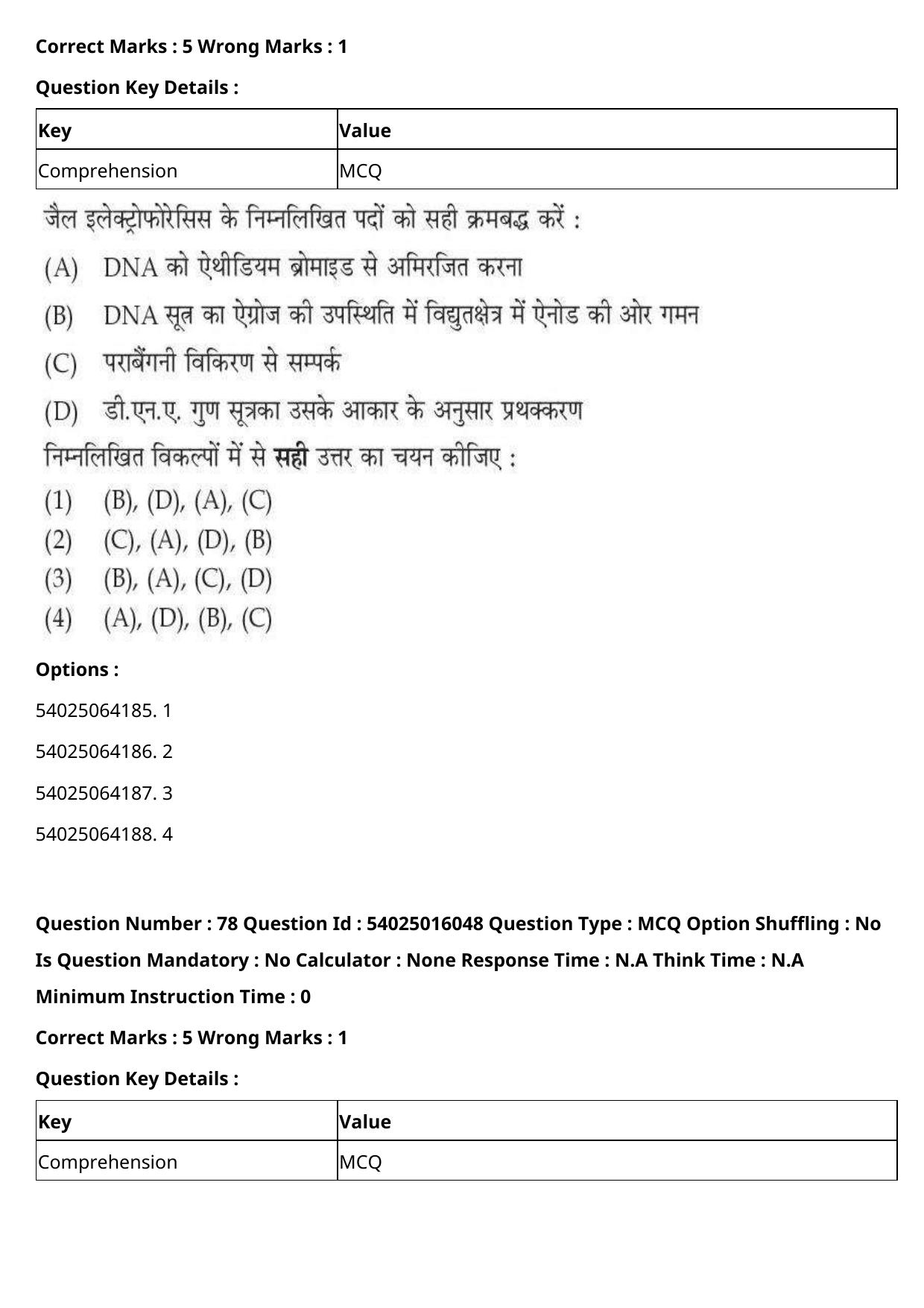 CUET 2023 International Shift 3 Question Papers - Page 86