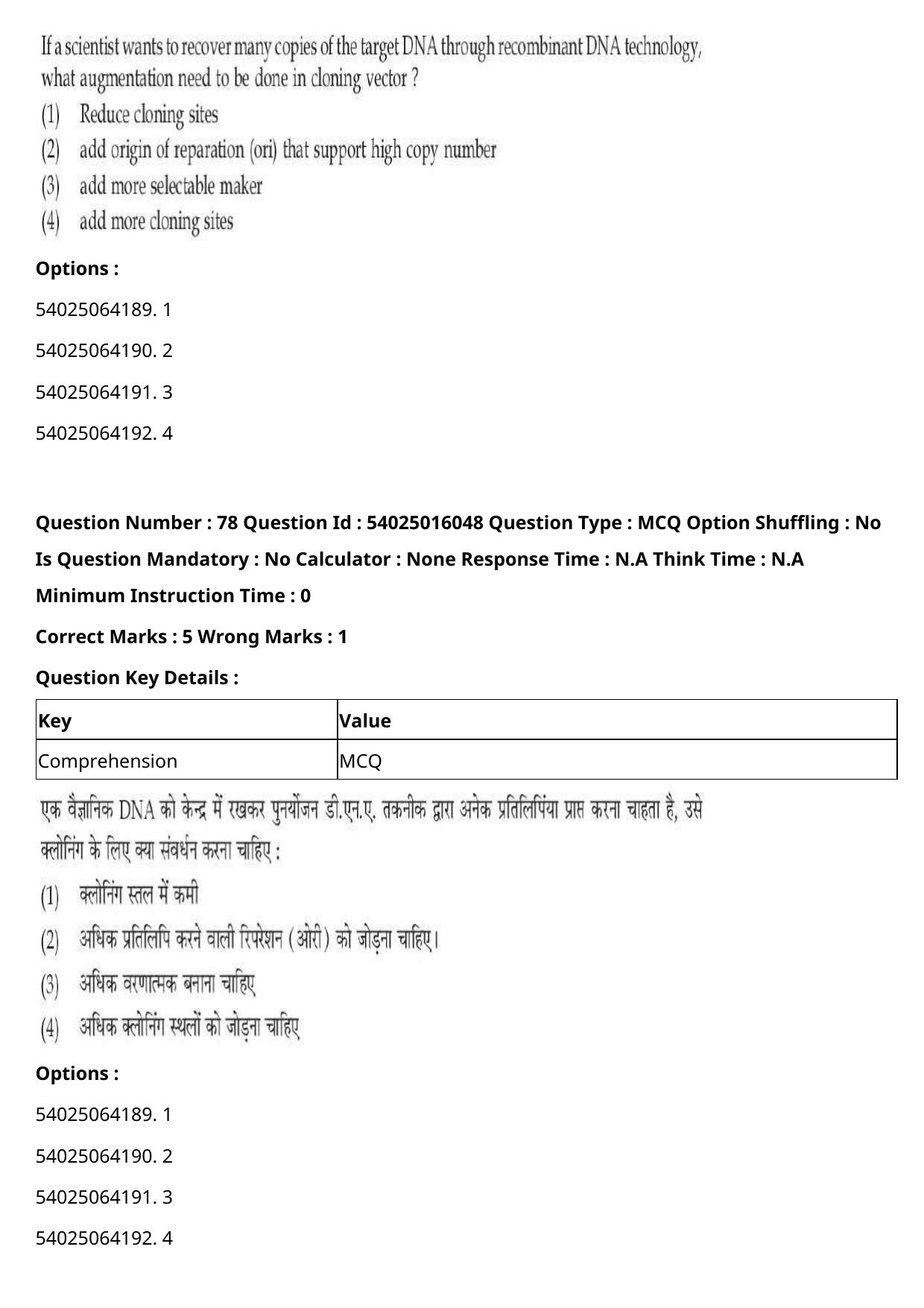 CUET 2023 International Shift 3 Question Papers - Page 87