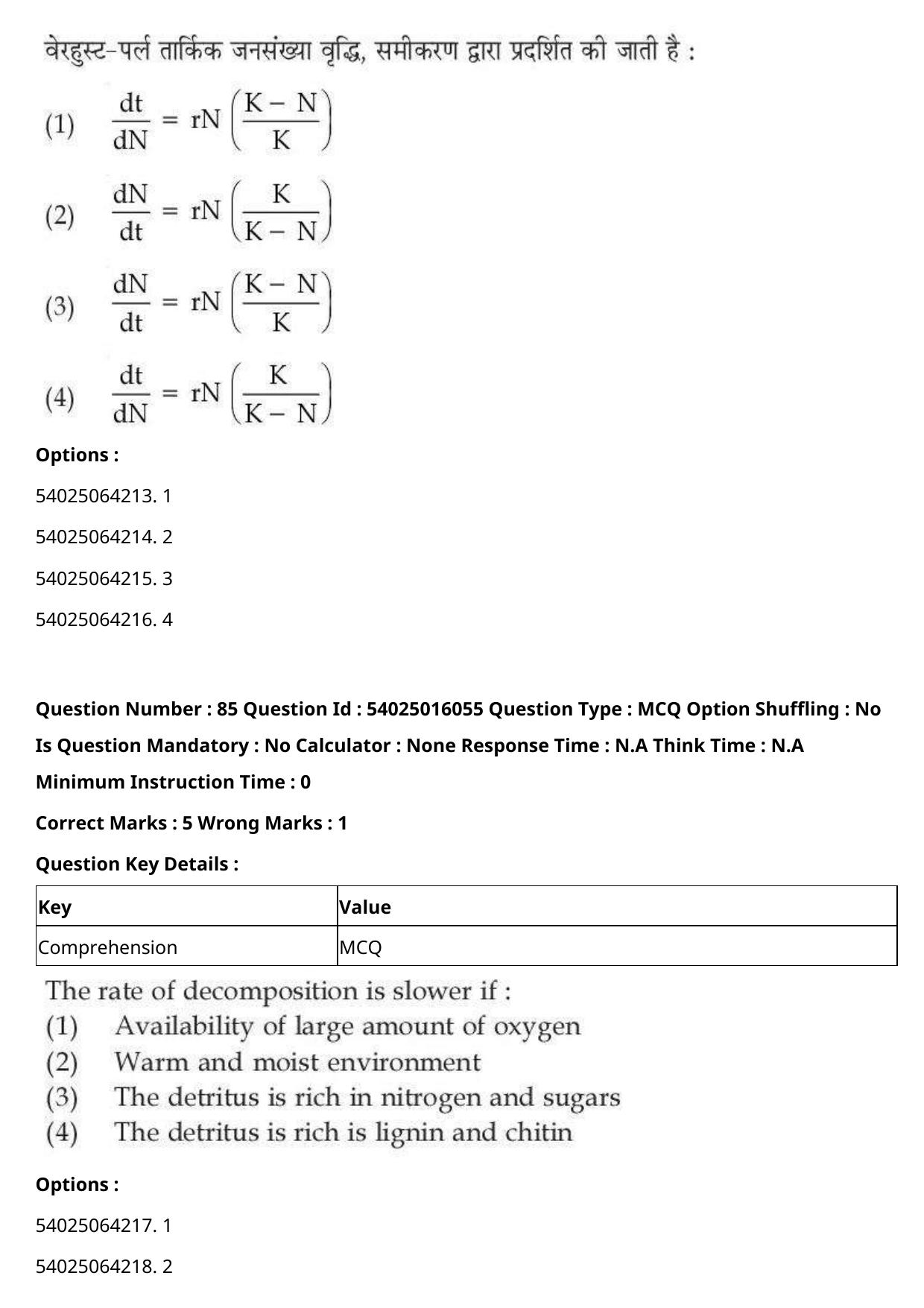 CUET 2023 International Shift 3 Question Papers - Page 97