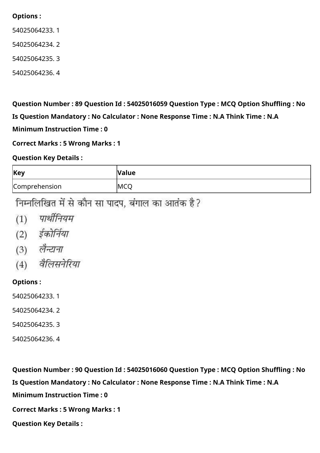 CUET 2023 International Shift 3 Question Papers - Page 103