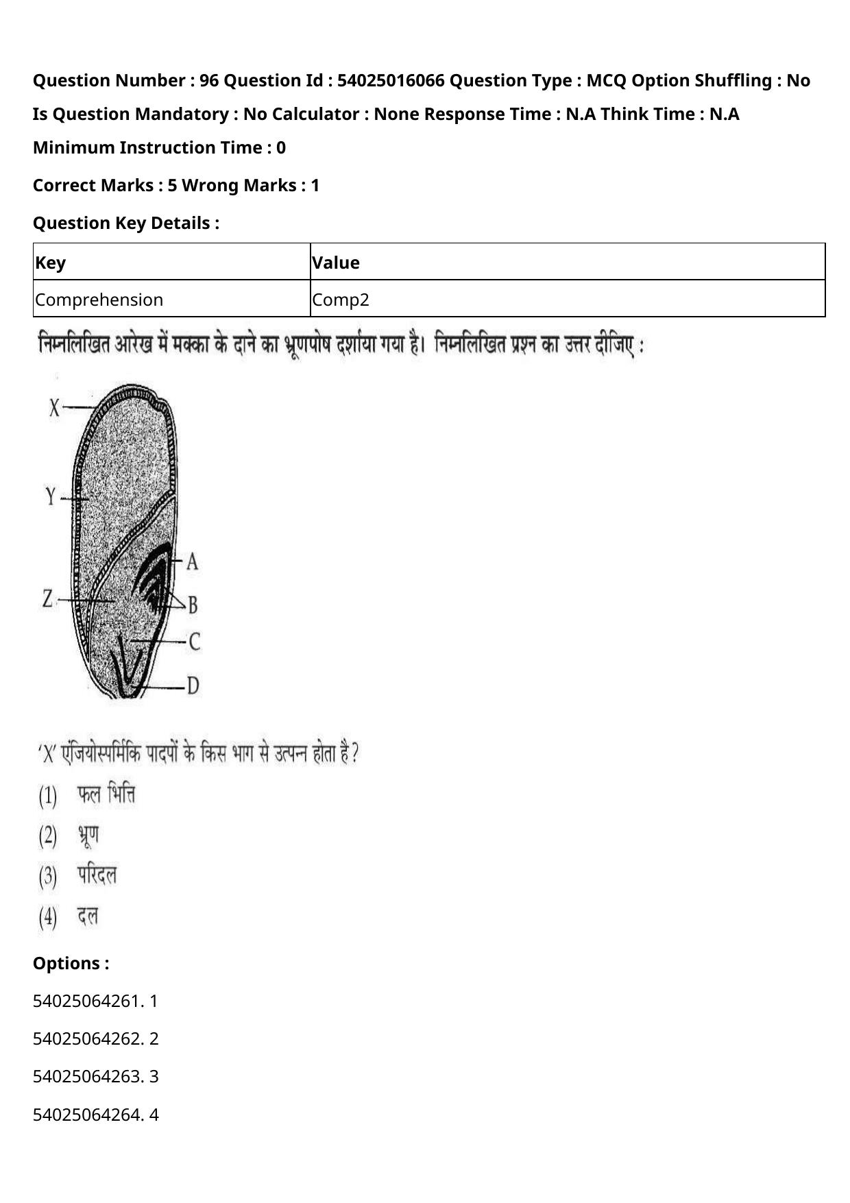 CUET 2023 International Shift 3 Question Papers - Page 117