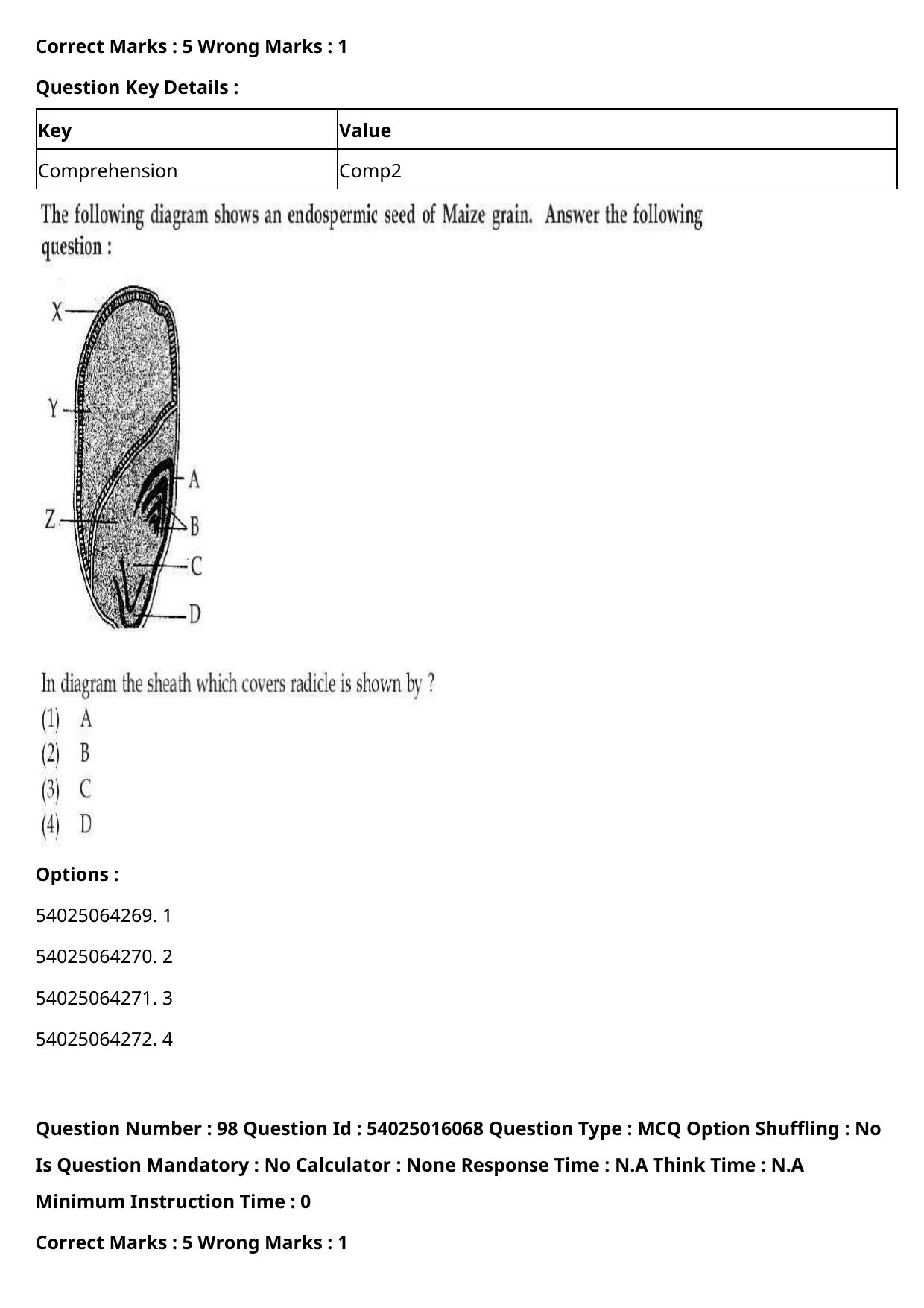 CUET 2023 International Shift 3 Question Papers - Page 120