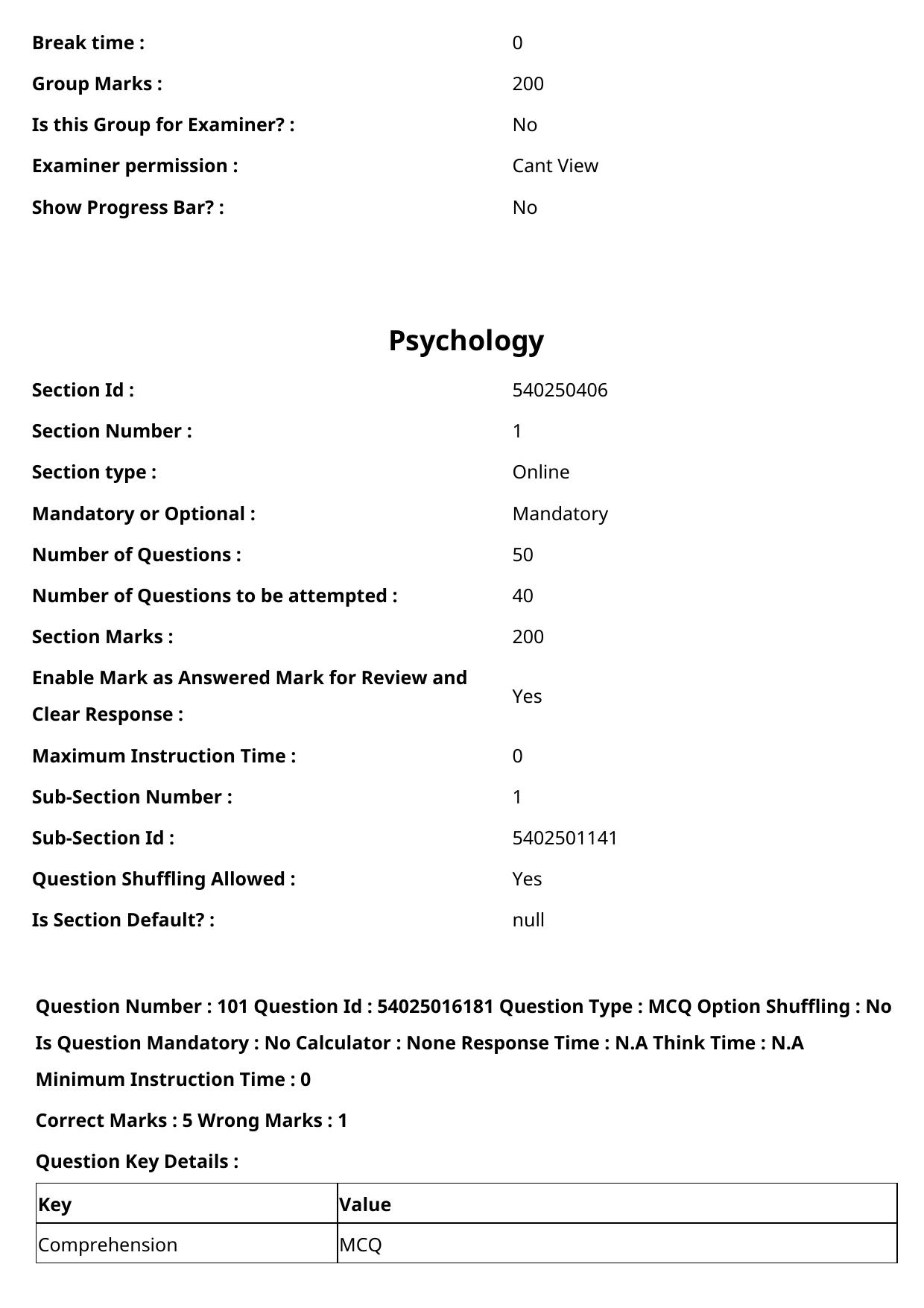 CUET 2023 International Shift 3 Question Papers - Page 126