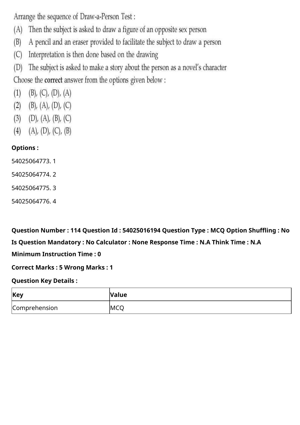 CUET 2023 International Shift 3 Question Papers - Page 145