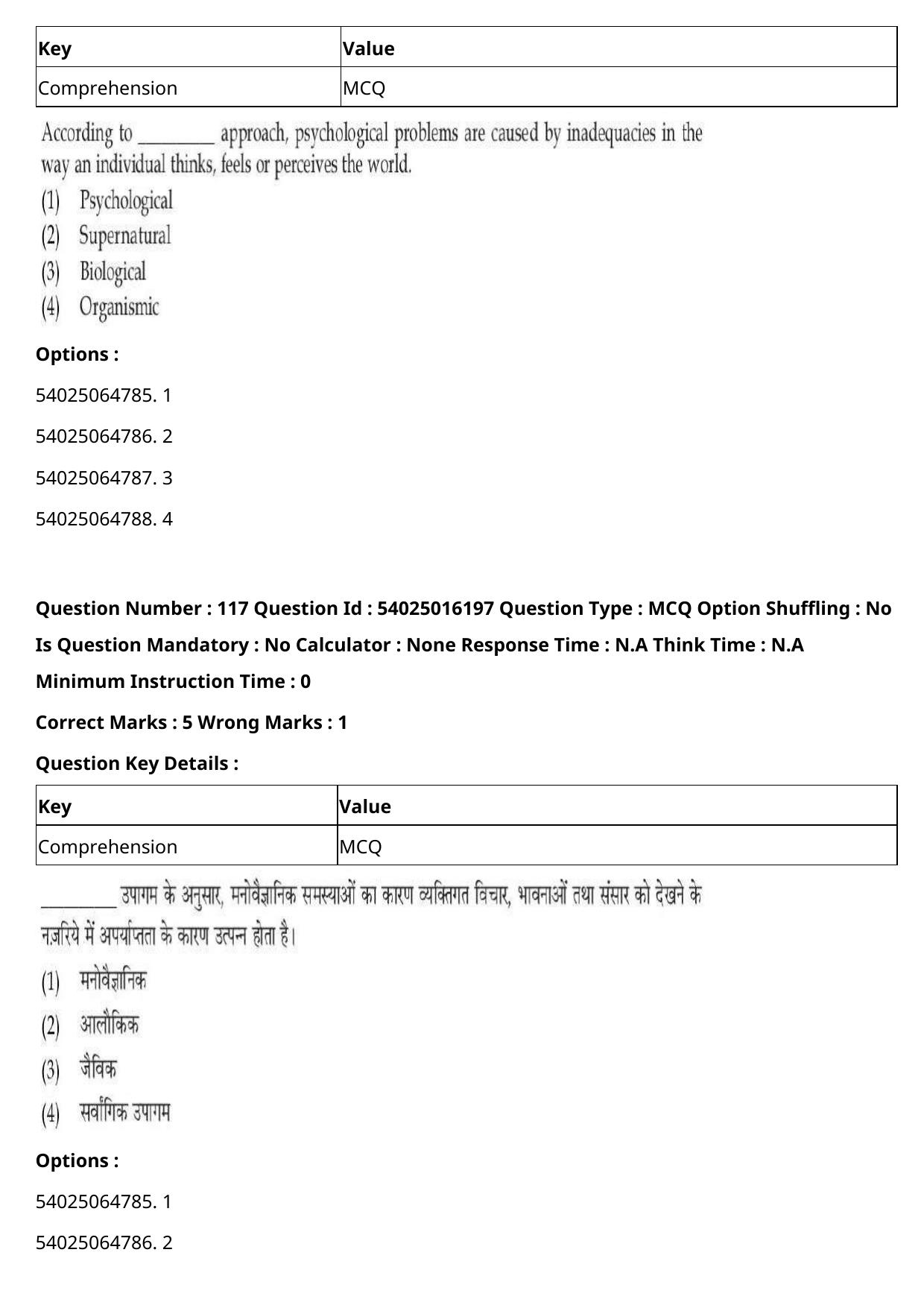CUET 2023 International Shift 3 Question Papers - Page 150
