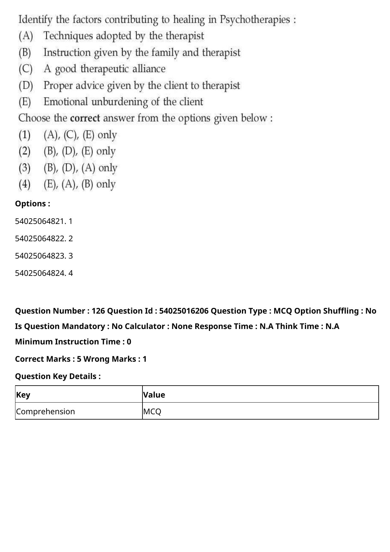 CUET 2023 International Shift 3 Question Papers - Page 164