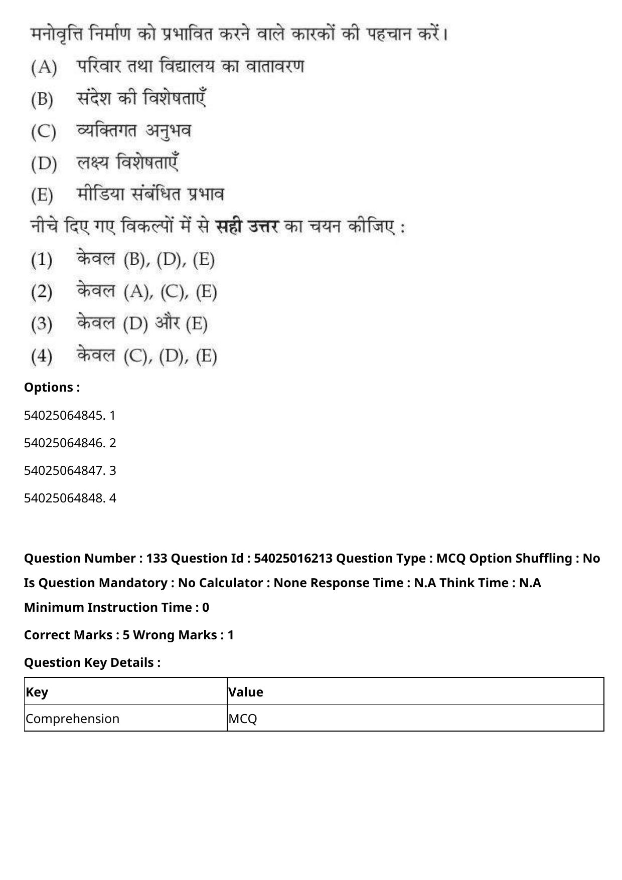 CUET 2023 International Shift 3 Question Papers - Page 175
