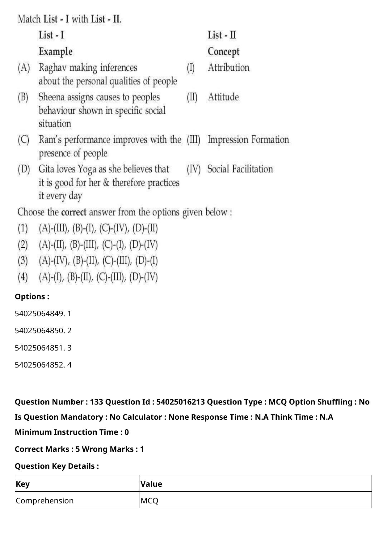 CUET 2023 International Shift 3 Question Papers - Page 176