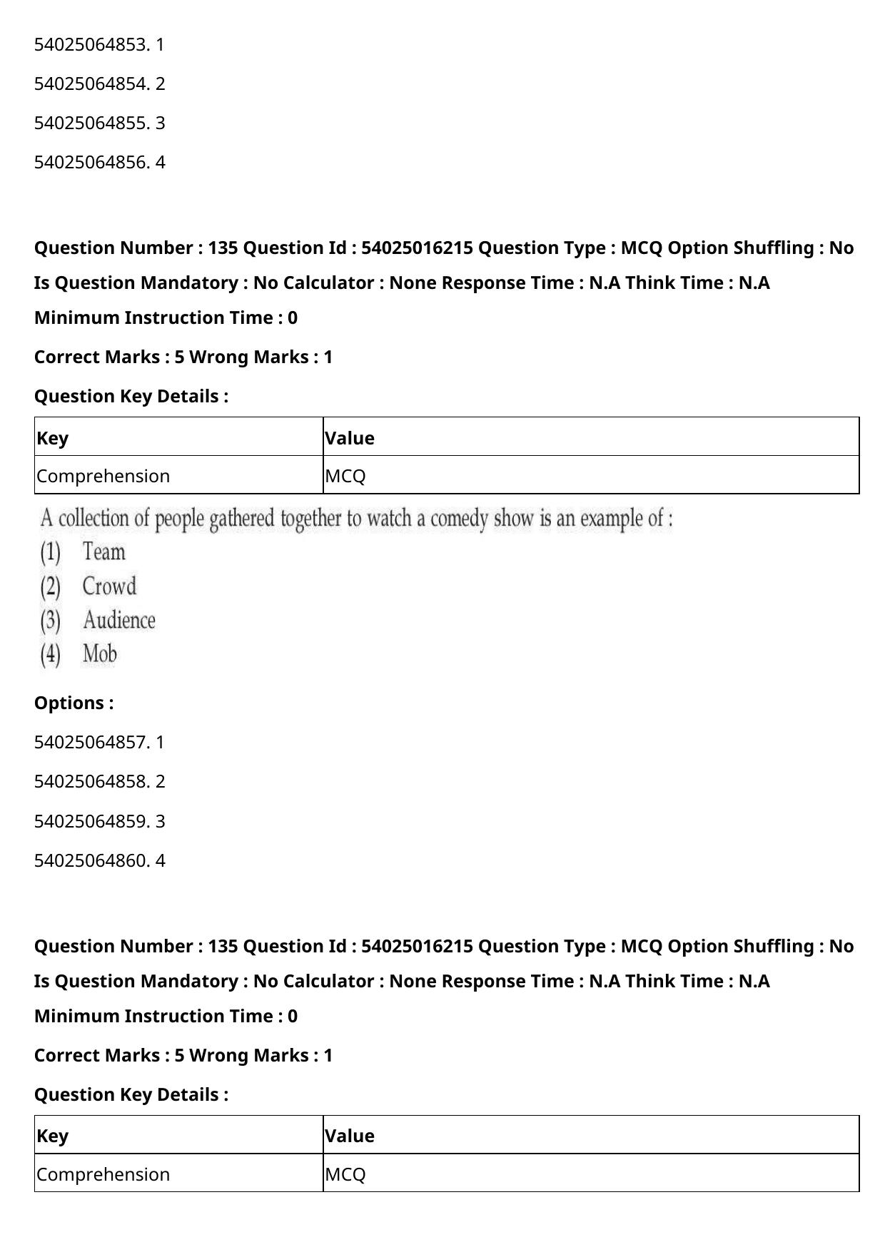 CUET 2023 International Shift 3 Question Papers - Page 179