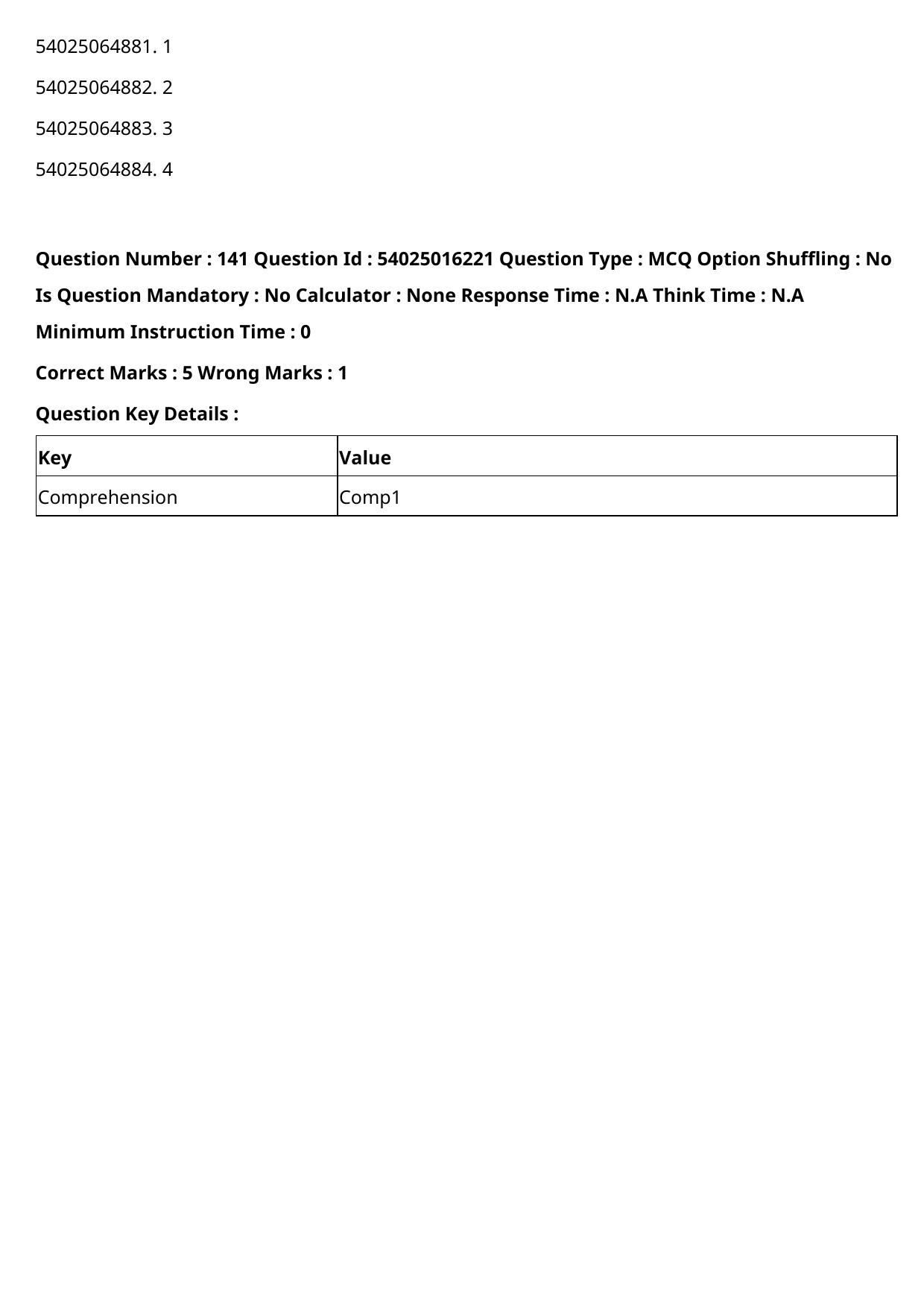 CUET 2023 International Shift 3 Question Papers - Page 189