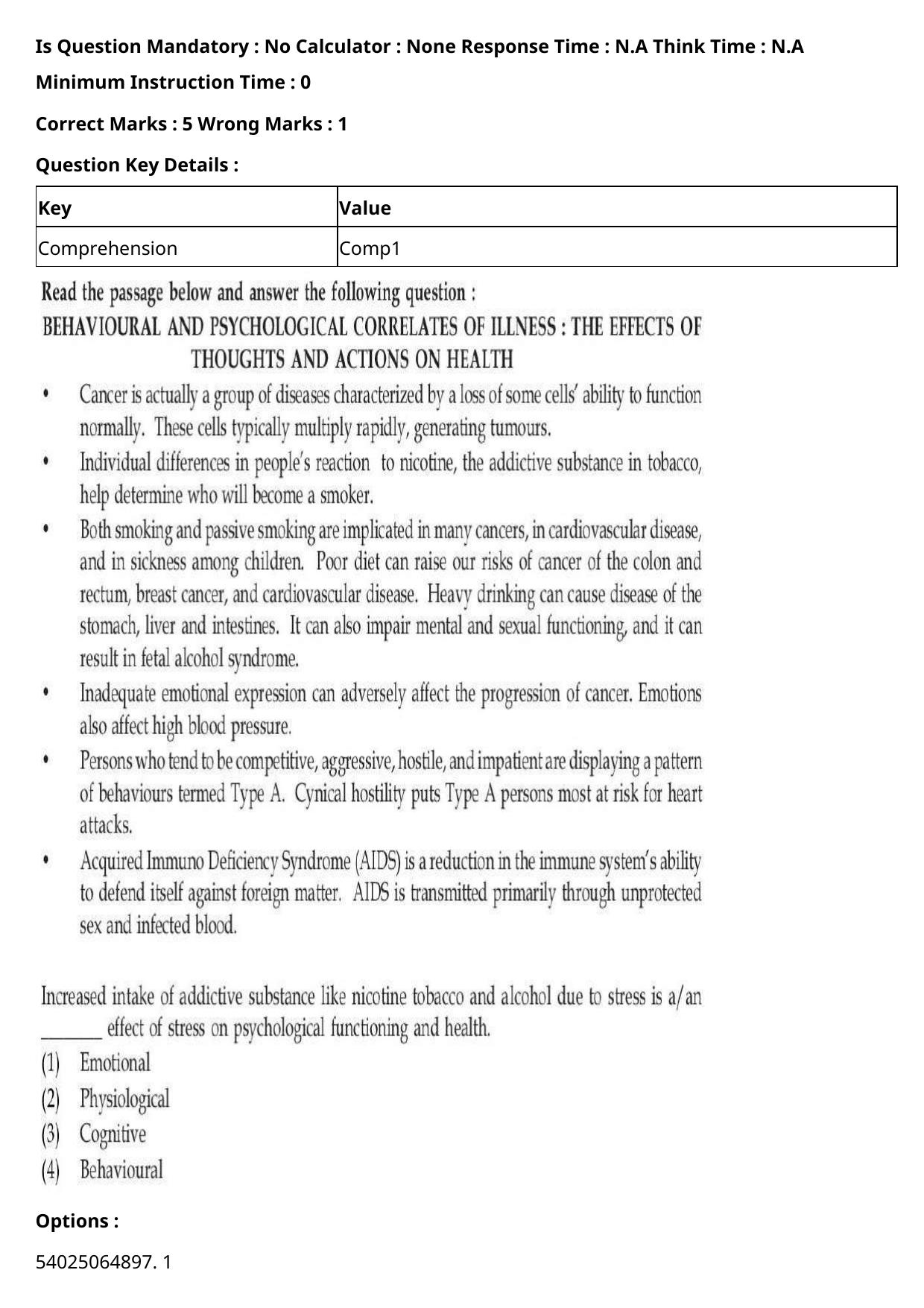 CUET 2023 International Shift 3 Question Papers - Page 200