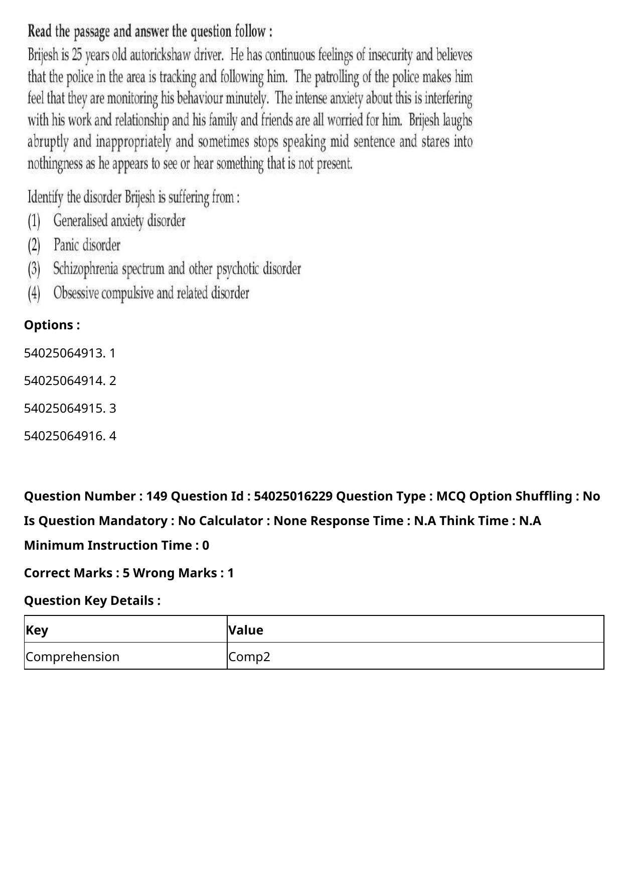 CUET 2023 International Shift 3 Question Papers - Page 209