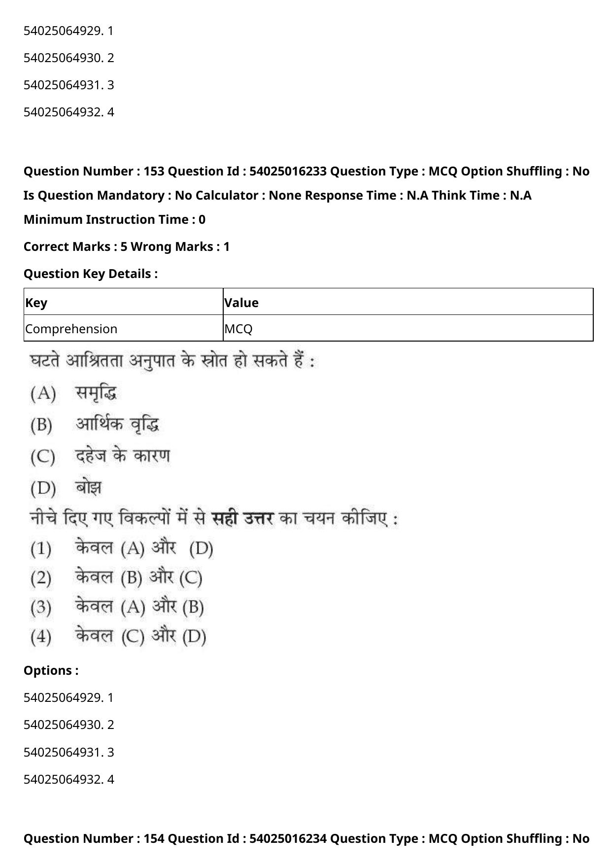 CUET 2023 International Shift 3 Question Papers - Page 217