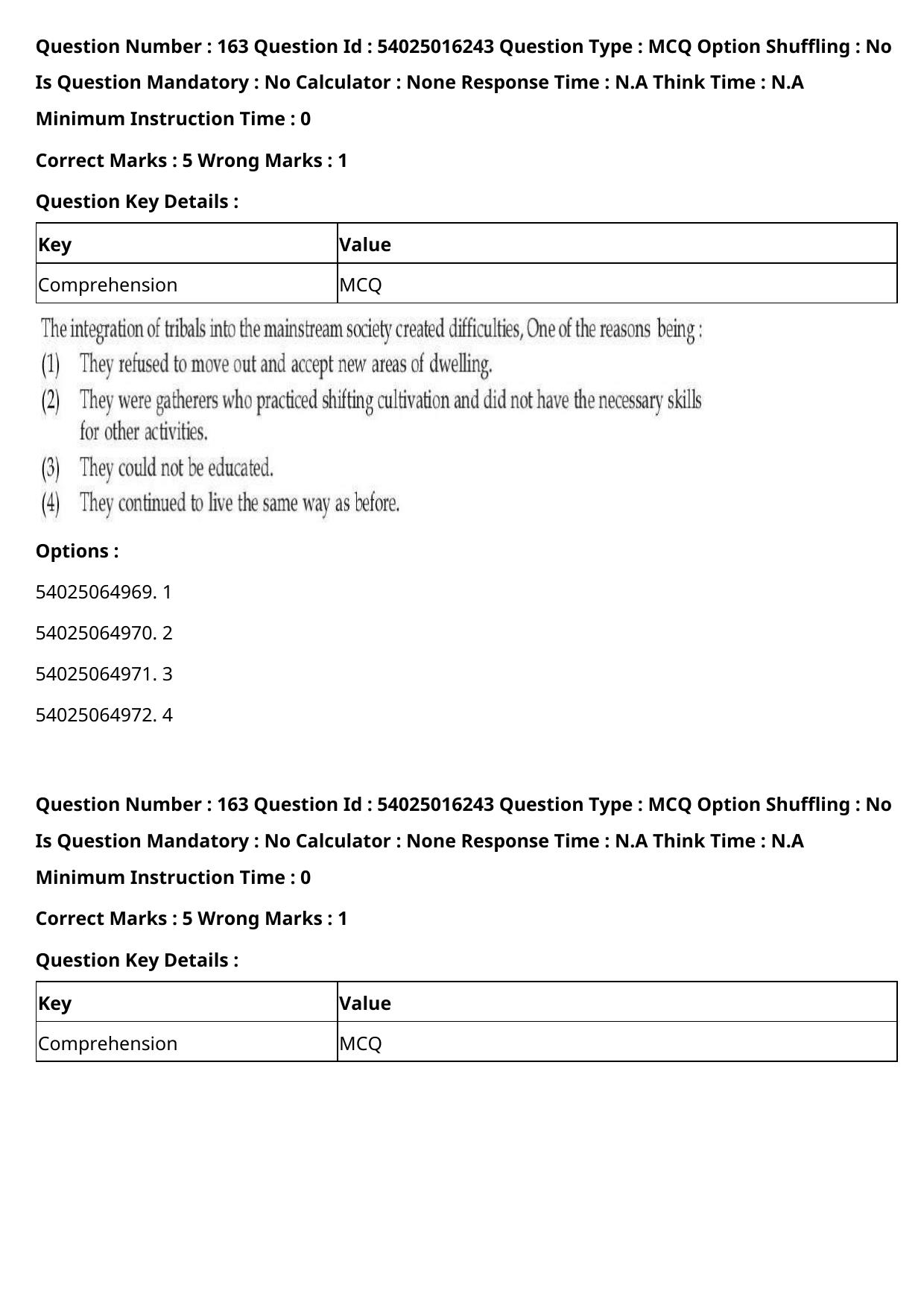 CUET 2023 International Shift 3 Question Papers - Page 233