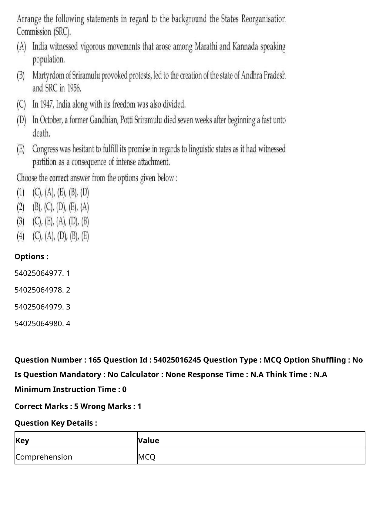 CUET 2023 International Shift 3 Question Papers - Page 236