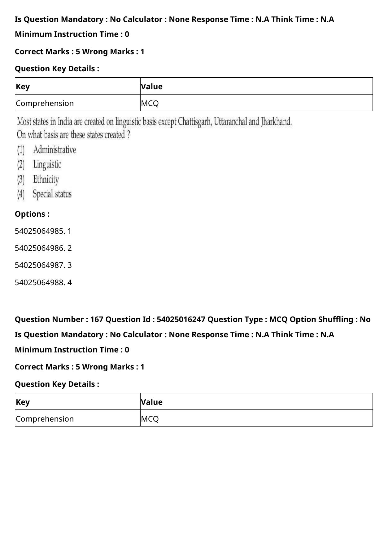 CUET 2023 International Shift 3 Question Papers - Page 239