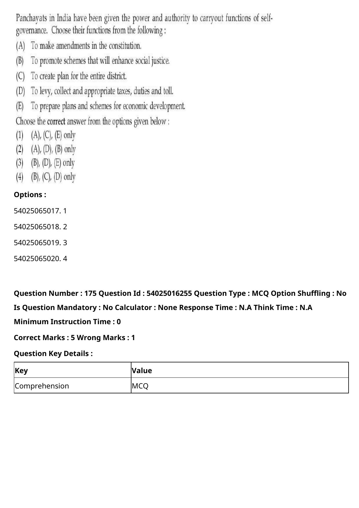 CUET 2023 International Shift 3 Question Papers - Page 252