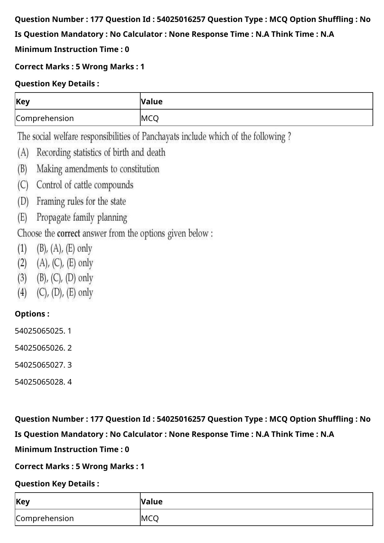 CUET 2023 International Shift 3 Question Papers - Page 255