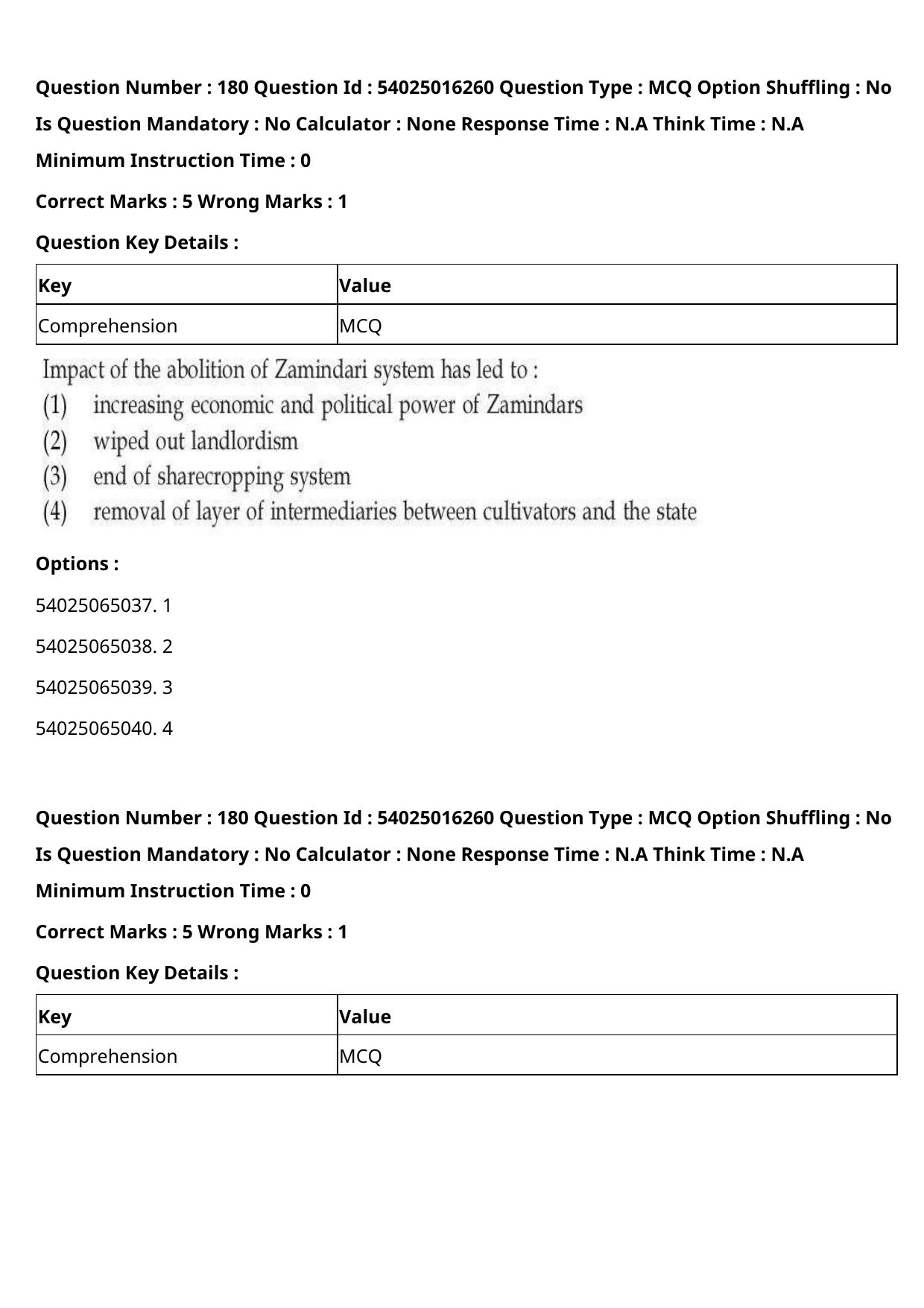 CUET 2023 International Shift 3 Question Papers - Page 259