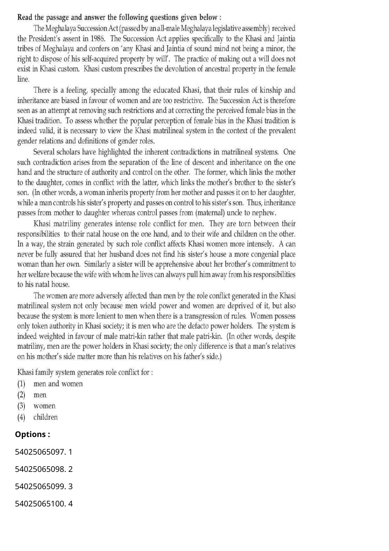 CUET 2023 International Shift 3 Question Papers - Page 292