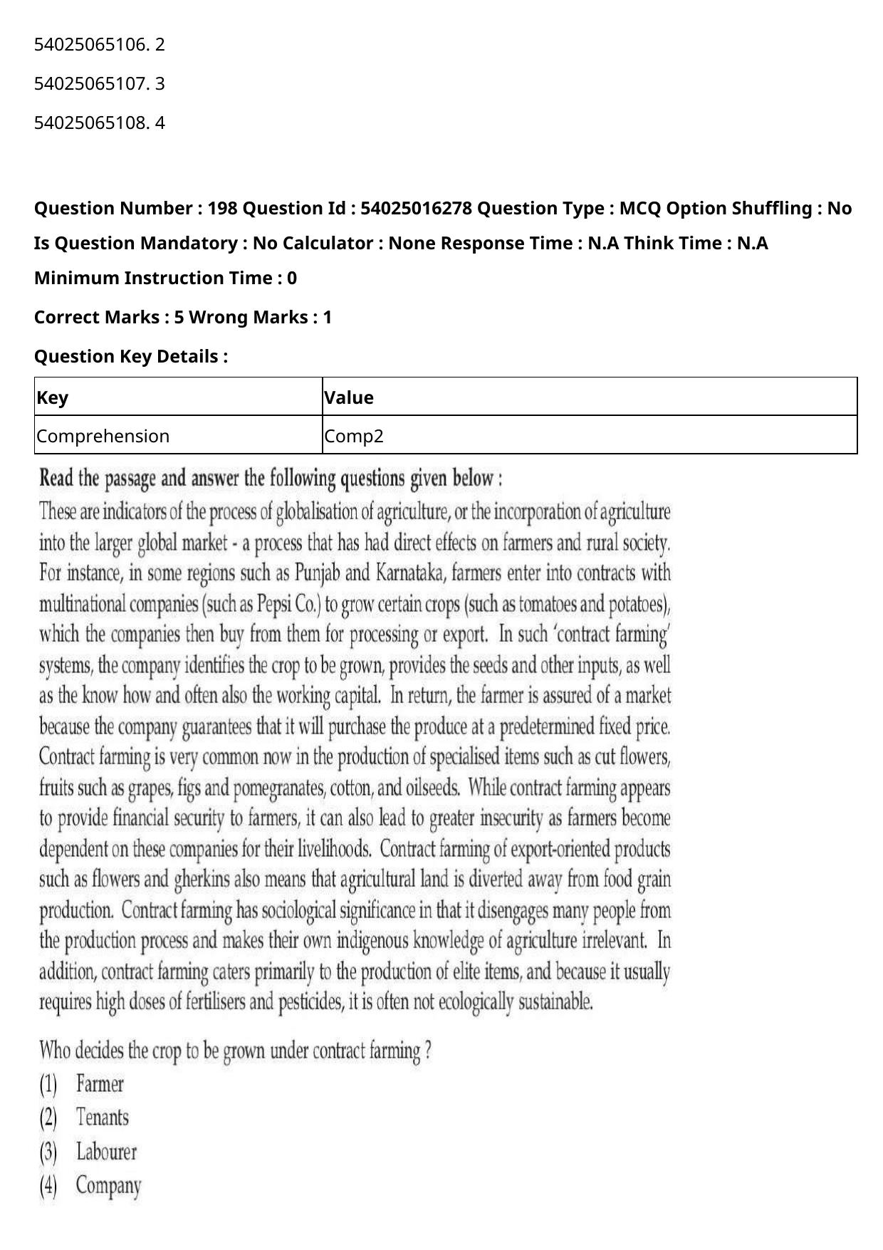 CUET 2023 International Shift 3 Question Papers - Page 300