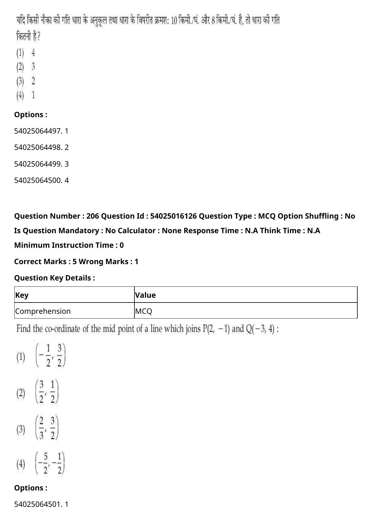 CUET 2023 International Shift 3 Question Papers - Page 315