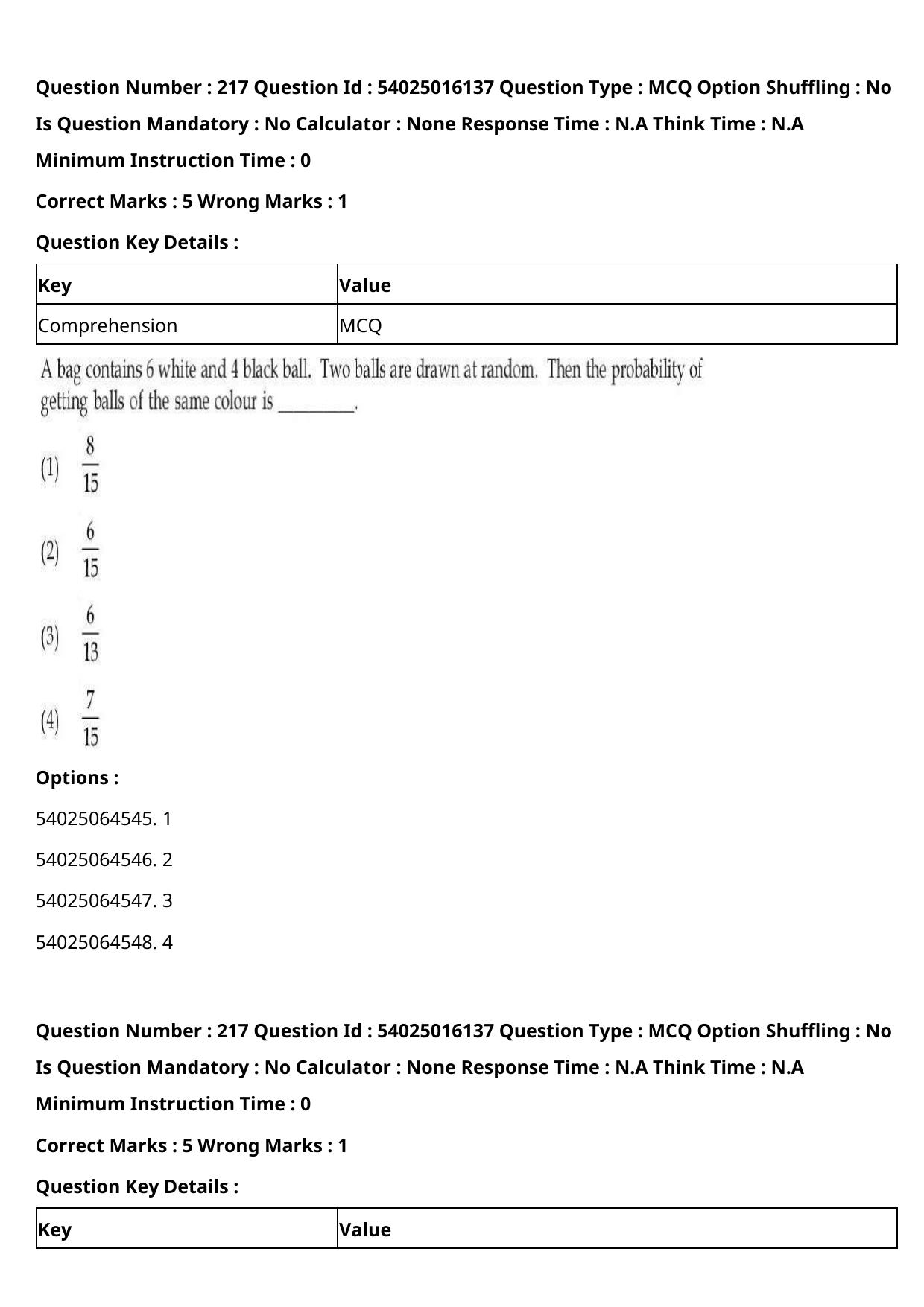 CUET 2023 International Shift 3 Question Papers - Page 330