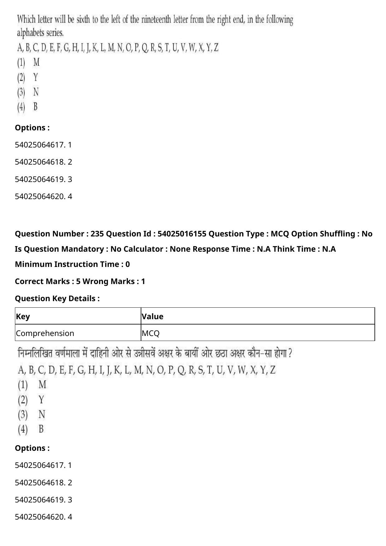 CUET 2023 International Shift 3 Question Papers - Page 360