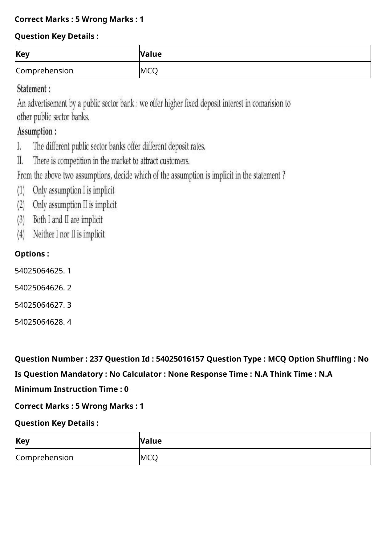 CUET 2023 International Shift 3 Question Papers - Page 364