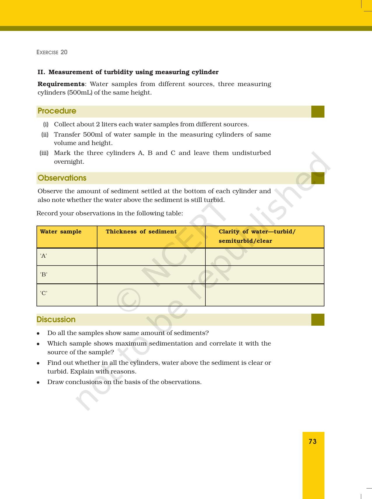 NCERT Laboratory Manuals for Class XII Biology - Exercise 16 to 20 - Page 15