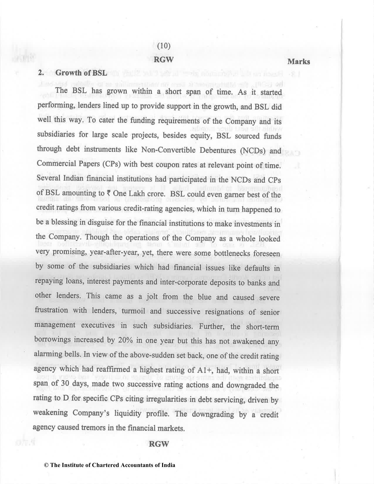 CA Final May 2022 Question Paper - Paper 6B – Financial Services and Capital Markets - Page 10