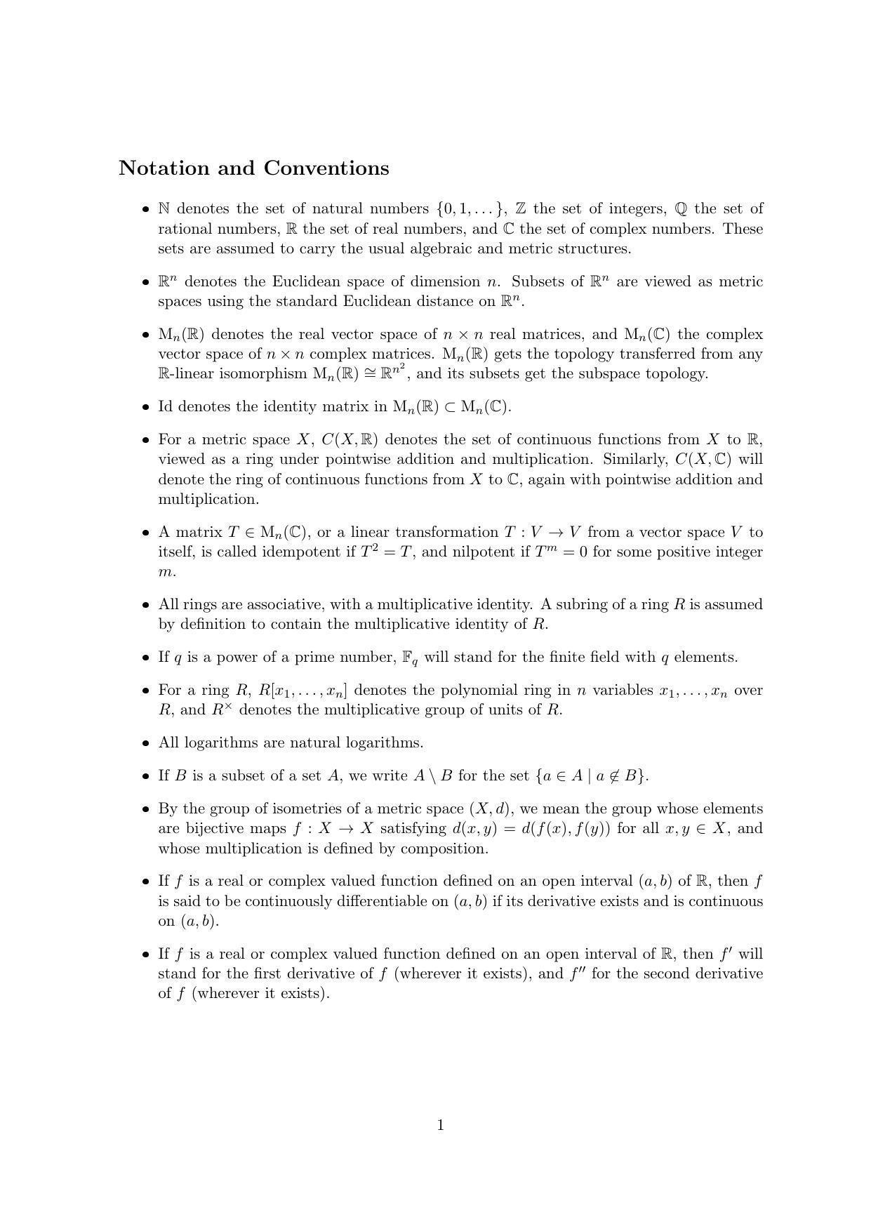 TIFR GS 2022 Mathematics Question Paper - Page 1