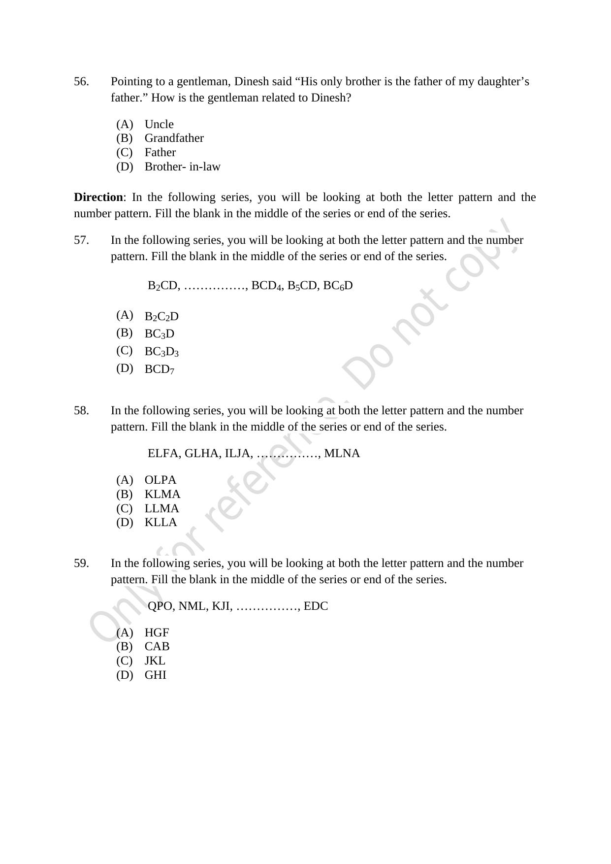 CUSAT CAT 2021 BBA LLB (HONS) BCOM LLB (HONS) Question Paper - Page 16