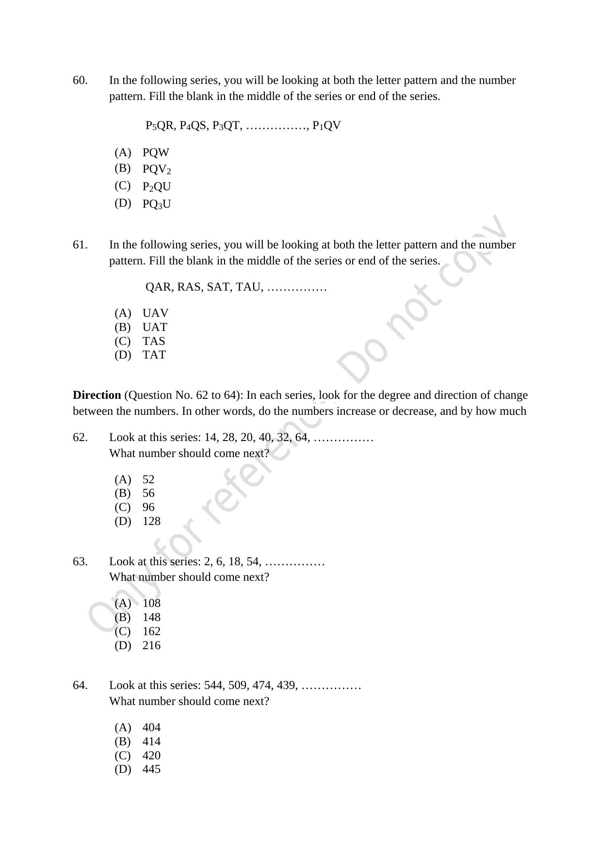 CUSAT CAT 2021 BBA LLB (HONS) BCOM LLB (HONS) Question Paper - Page 17