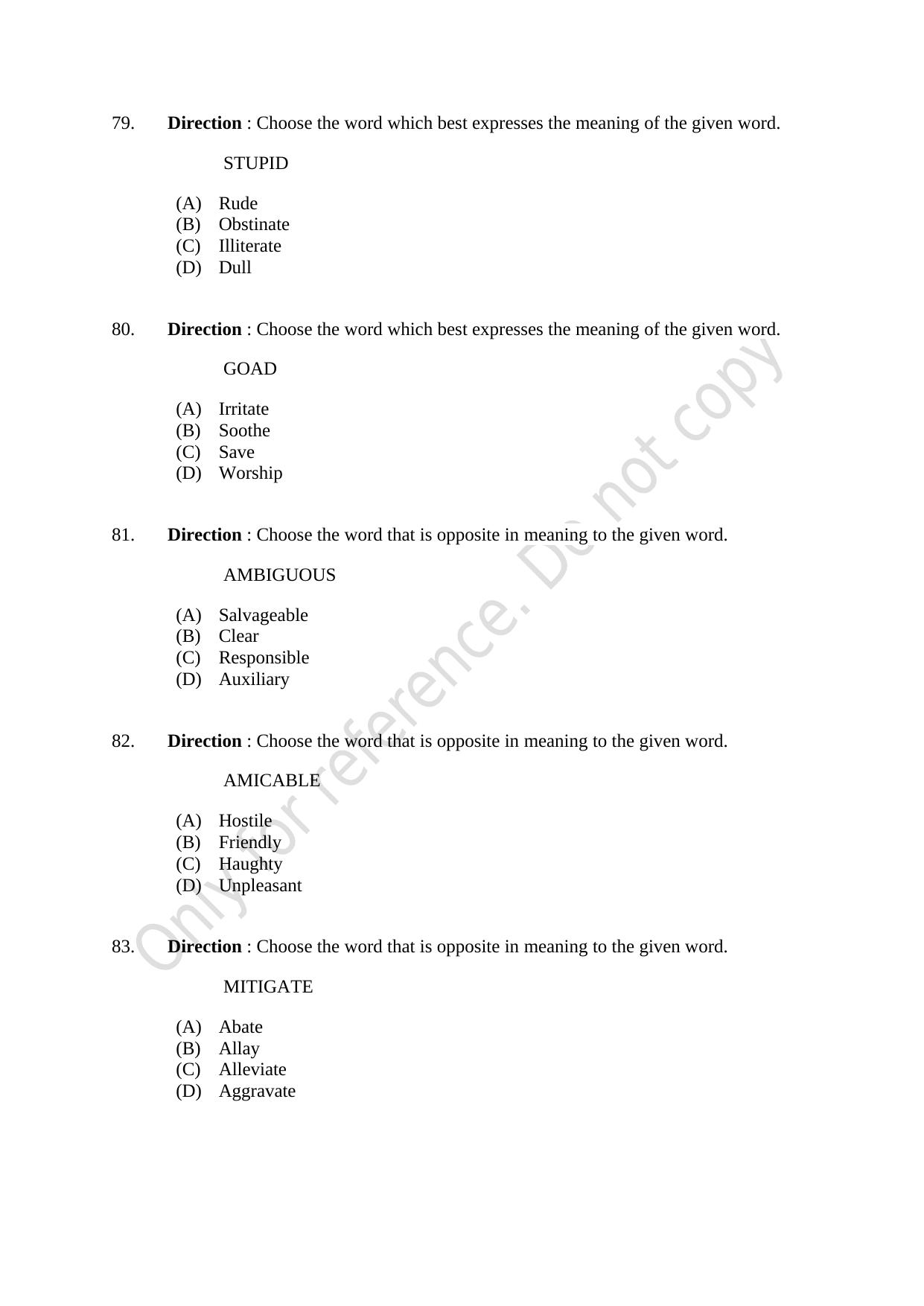 CUSAT CAT 2021 BBA LLB (HONS) BCOM LLB (HONS) Question Paper - Page 22