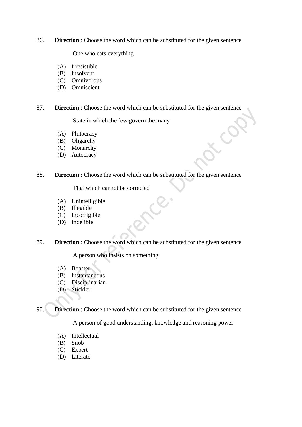 CUSAT CAT 2021 BBA LLB (HONS) BCOM LLB (HONS) Question Paper - Page 24