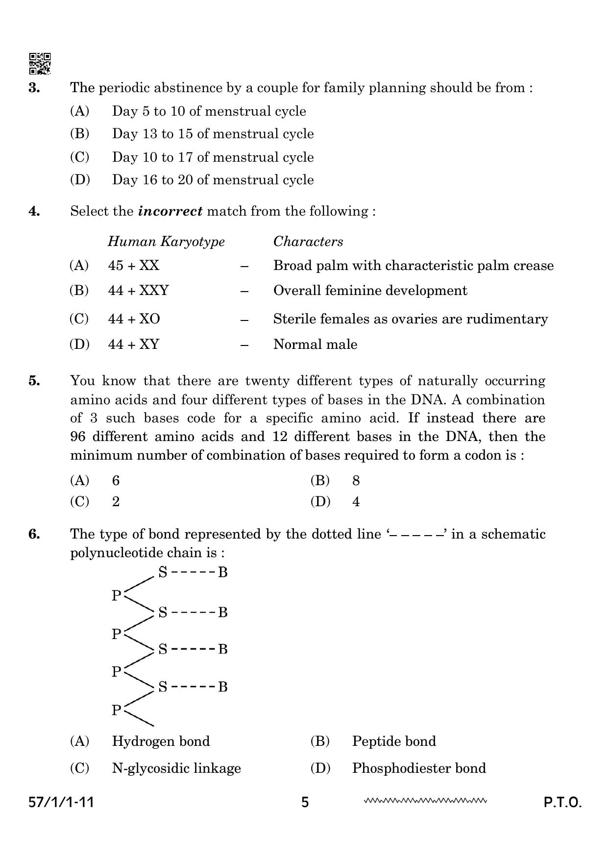 CBSE Class 12 57 1 1 Biology 2024 Question Paper - Page 5