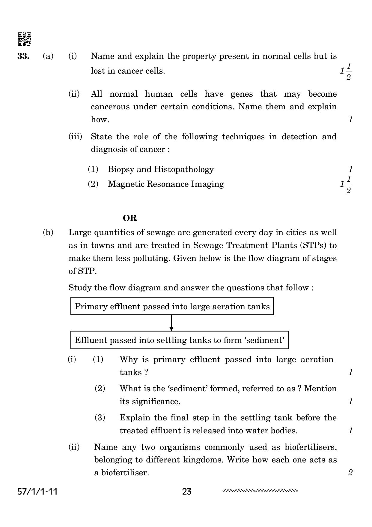 CBSE Class 12 57 1 1 Biology 2024 Question Paper - Page 23