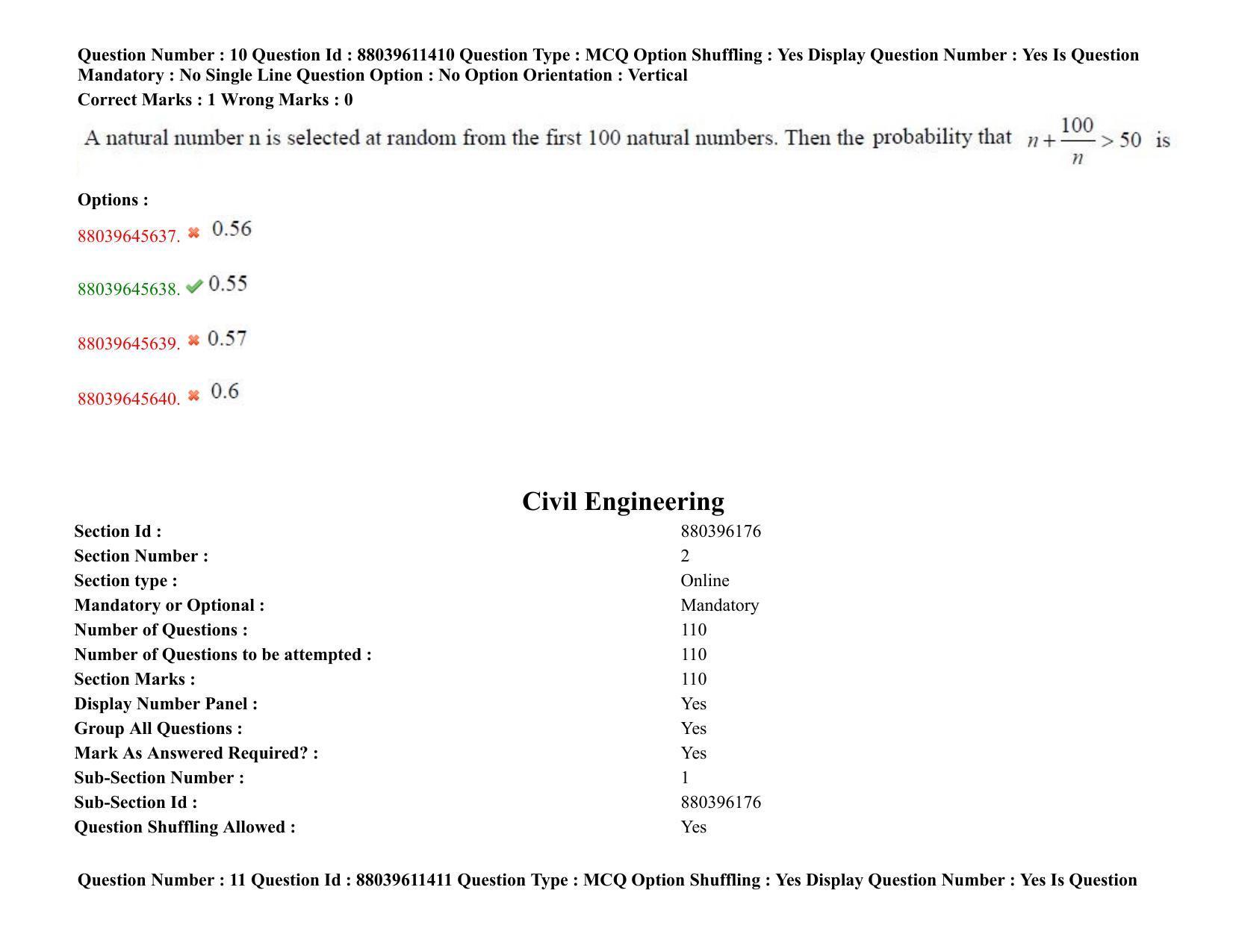 TS PGECET 2020: Civil Engineering Question Papers - Page 8
