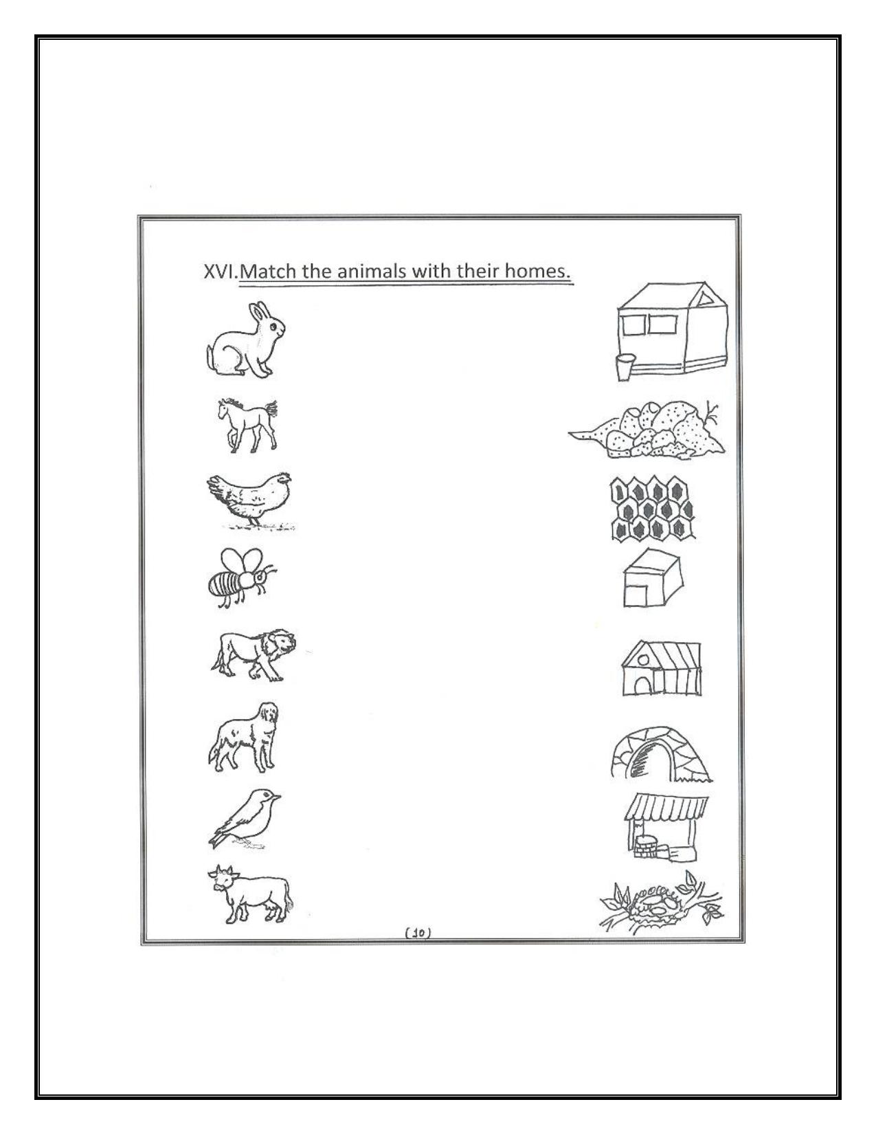 Worksheet for Class 1 English Assignment 38 - Page 4