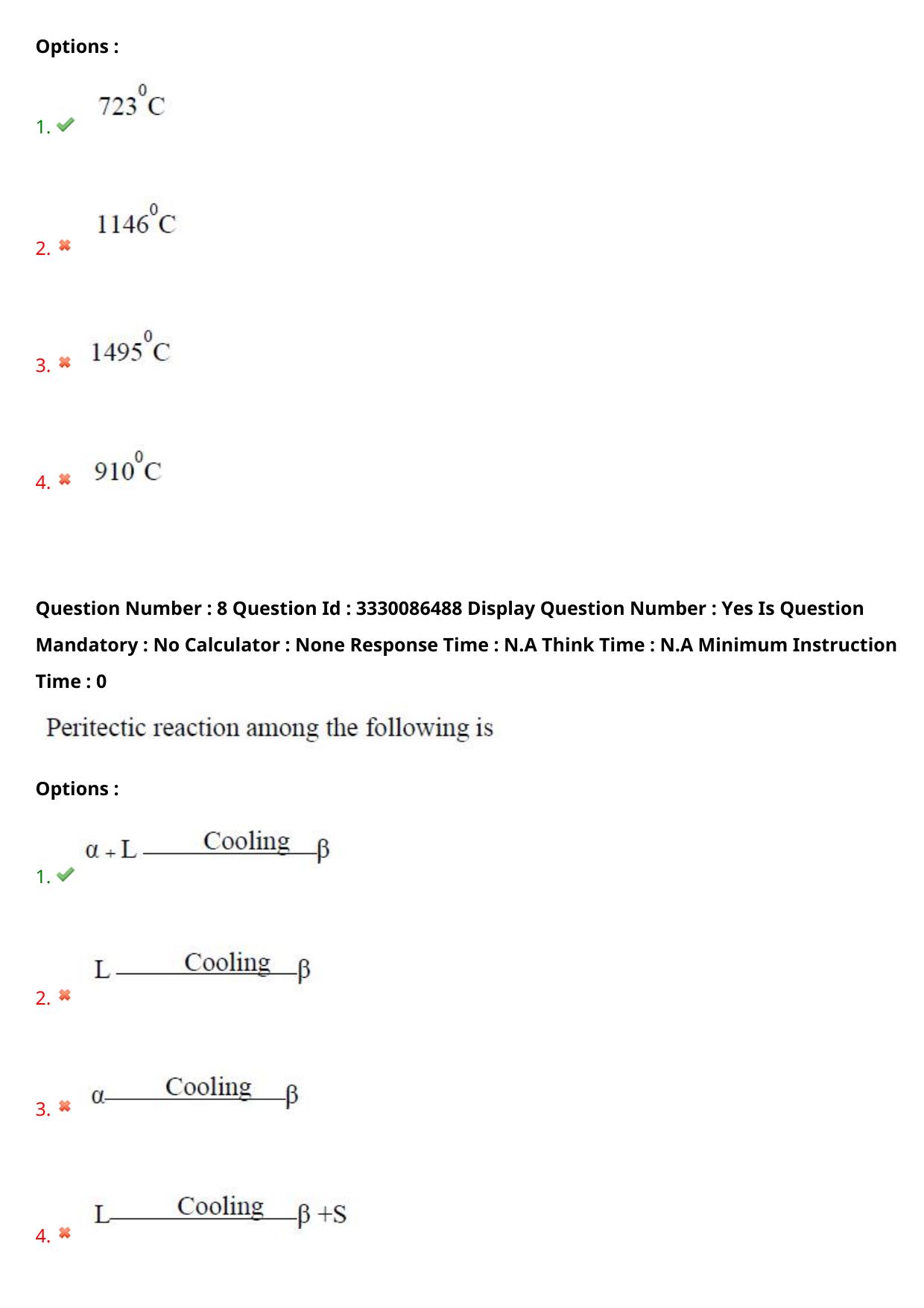 AP PGECET 2024 Metallurgy Question Paper with Preliminary Key - Page 6