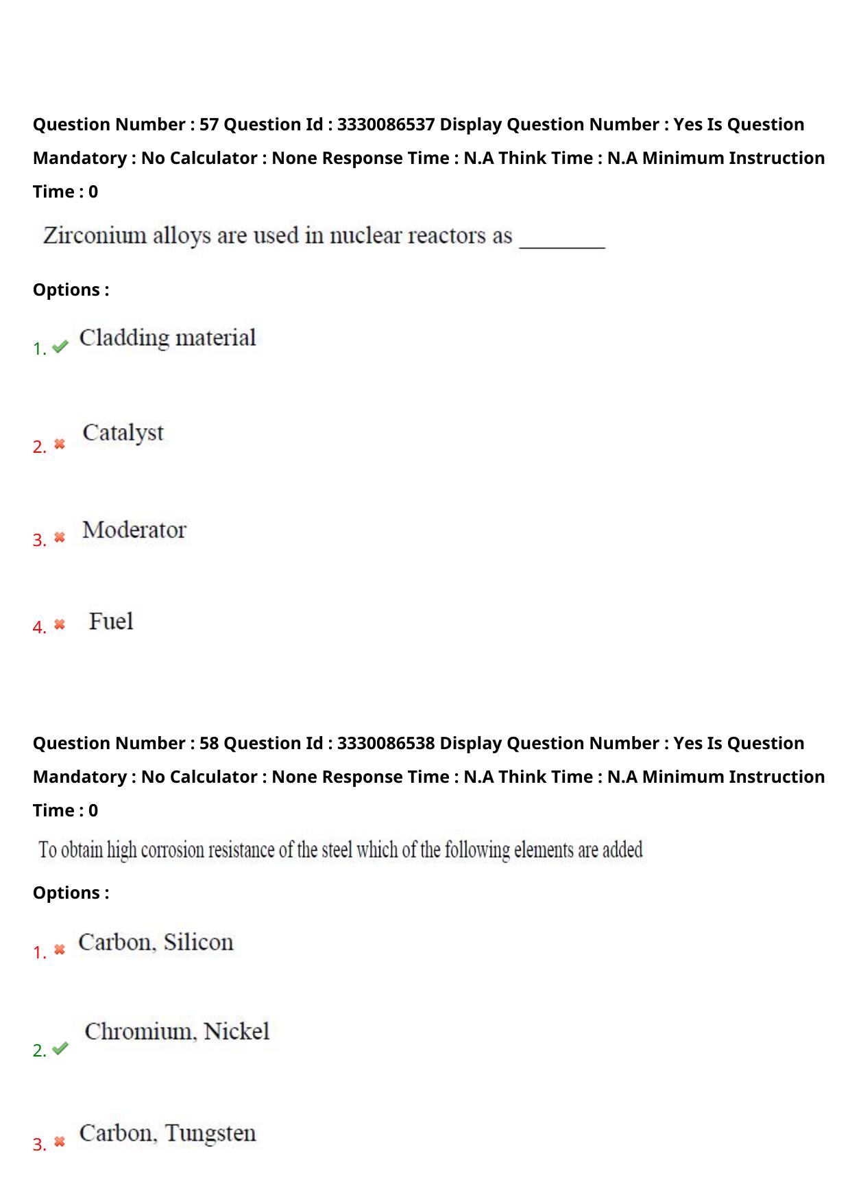 AP PGECET 2024 Metallurgy Question Paper with Preliminary Key - Page 33