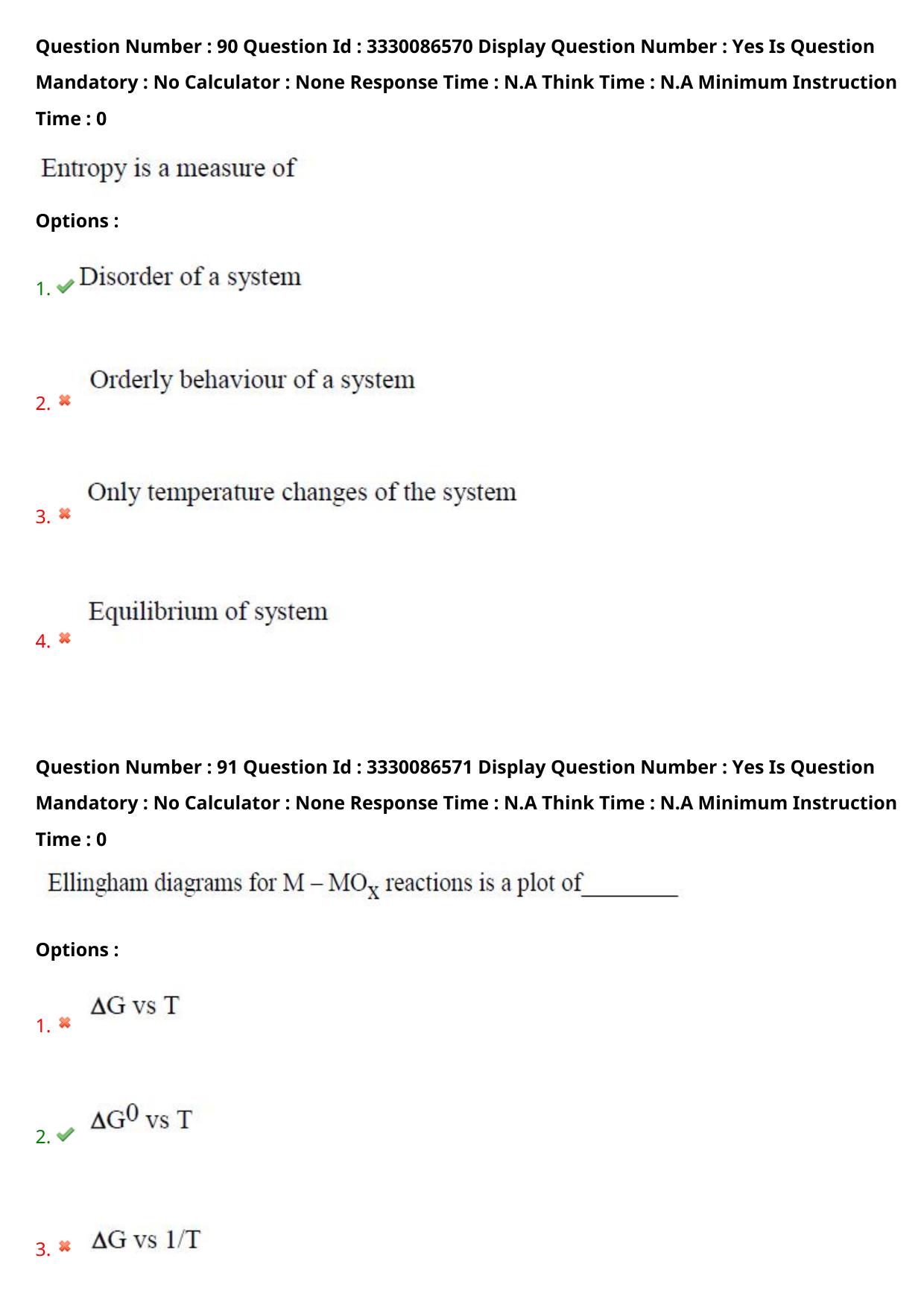 AP PGECET 2024 Metallurgy Question Paper with Preliminary Key - Page 51
