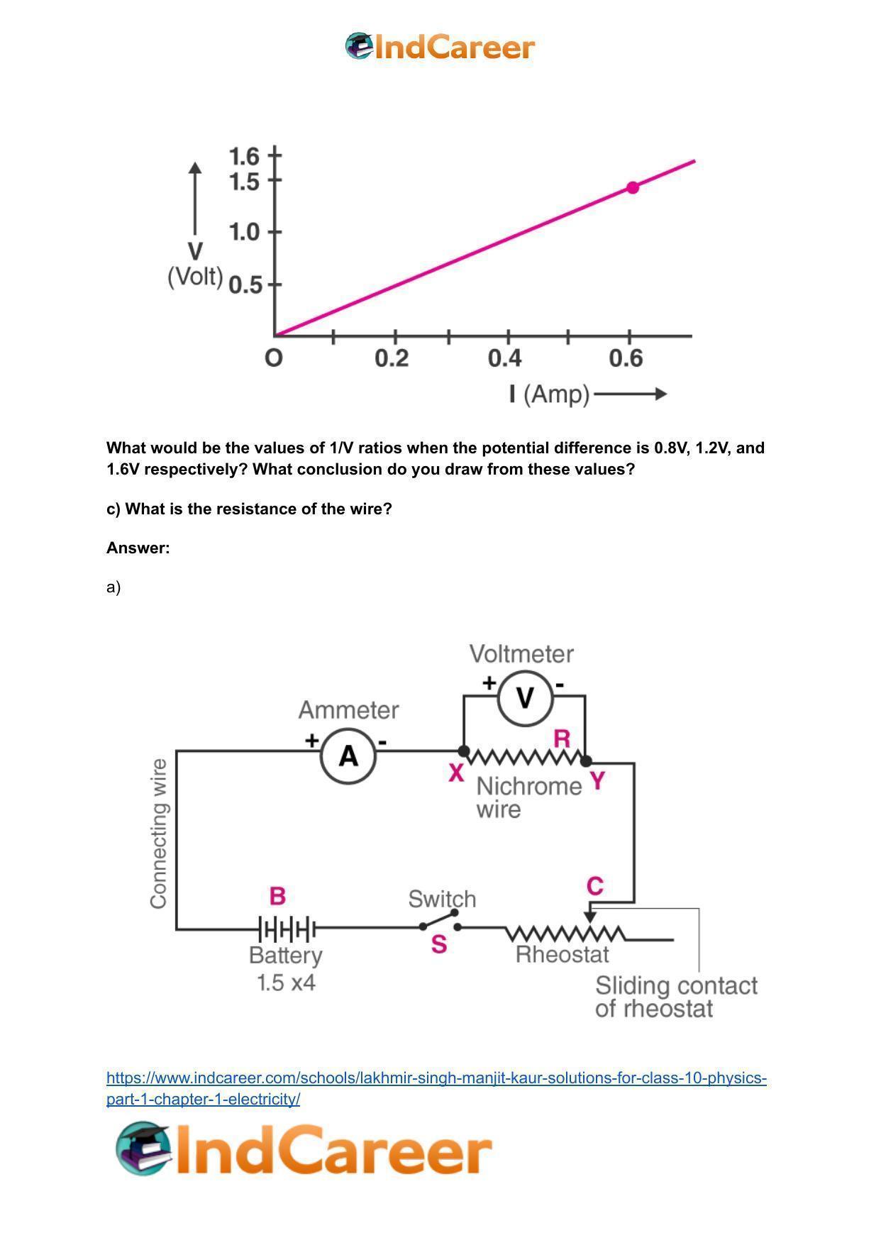 Lakhmir Singh Manjit Kaur  Solutions for Class 10 Physics (Part 1) Chapter 1- Electricity - Page 35