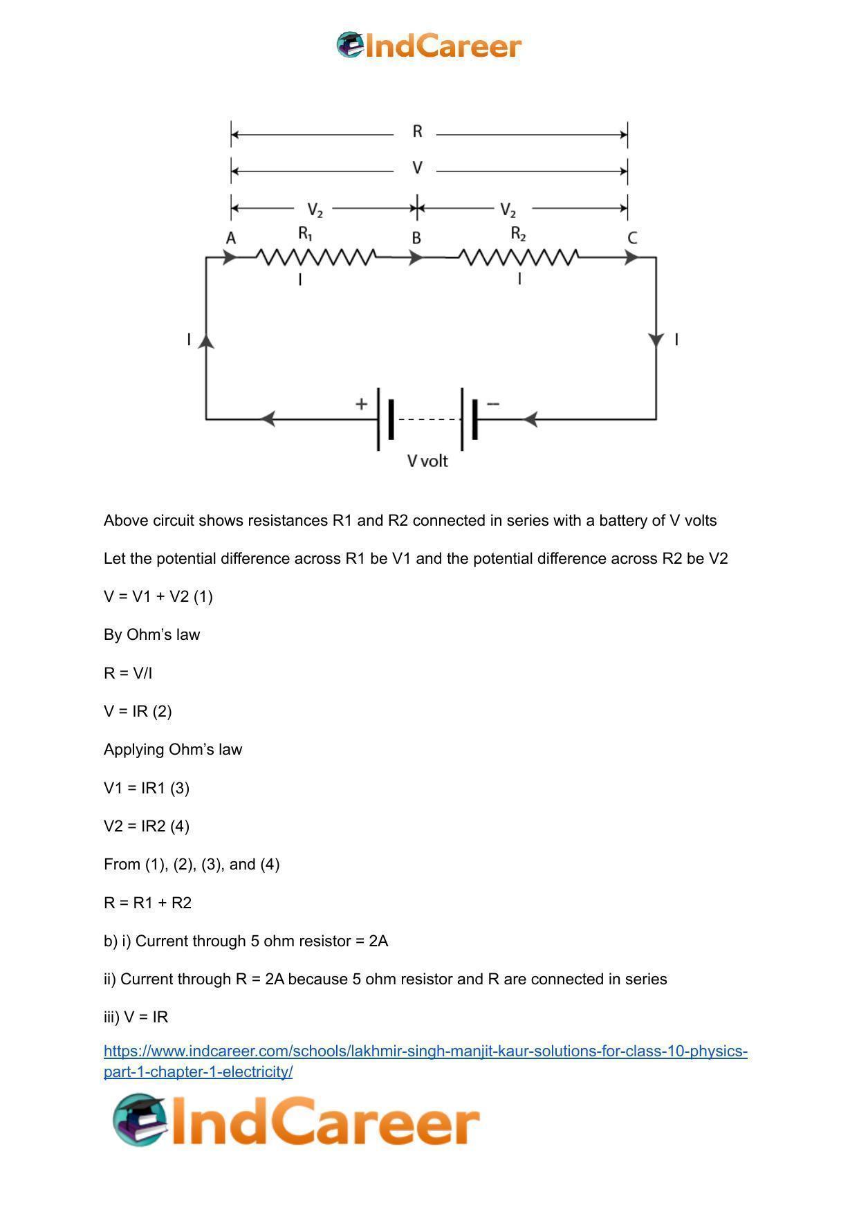 Lakhmir Singh Manjit Kaur  Solutions for Class 10 Physics (Part 1) Chapter 1- Electricity - Page 82