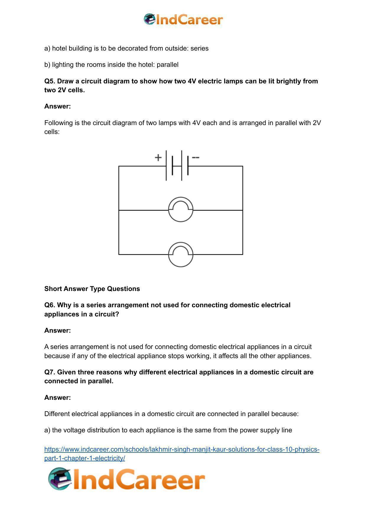 Lakhmir Singh Manjit Kaur  Solutions for Class 10 Physics (Part 1) Chapter 1- Electricity - Page 93